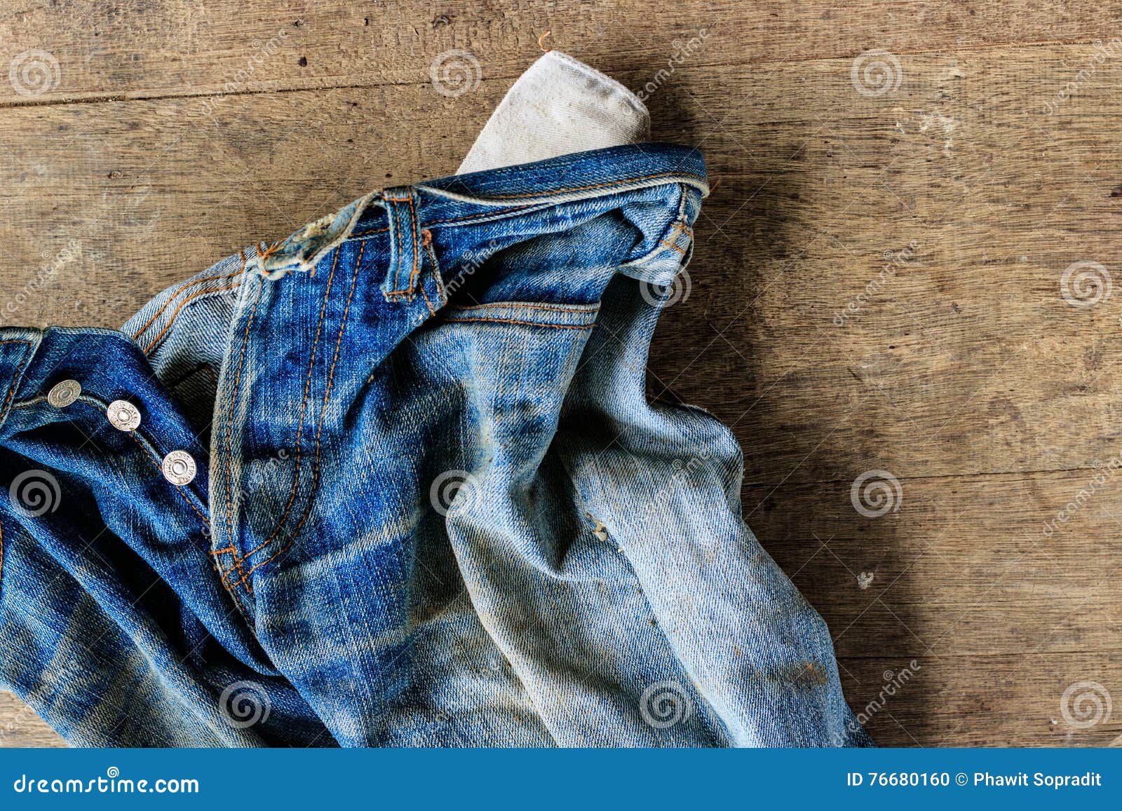 Old jean stock photo. Image of color, jean, texture, floor - 76680160