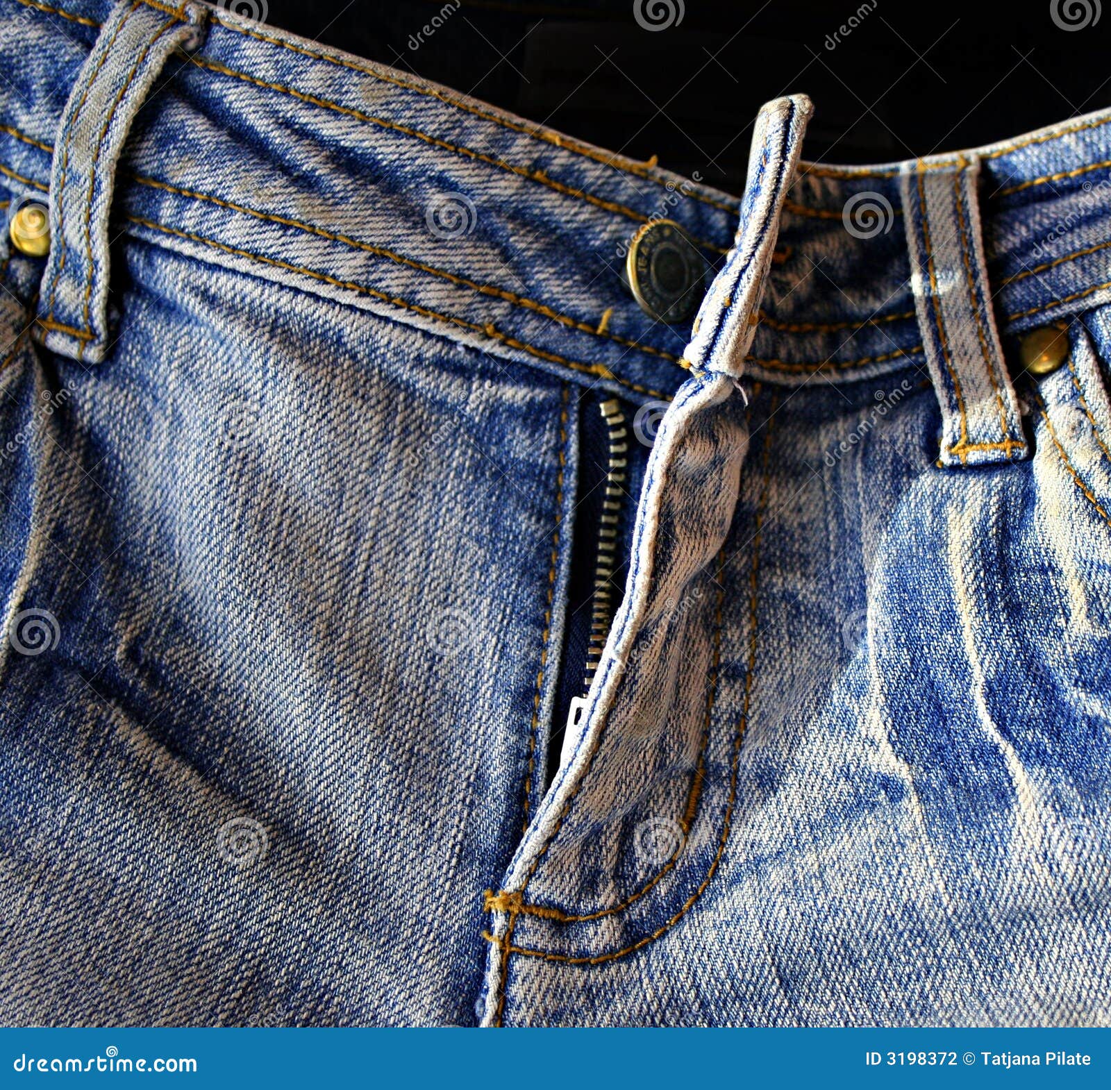 Old jeans stock photo. Image of casual, bolt, clasp, blue - 3198372