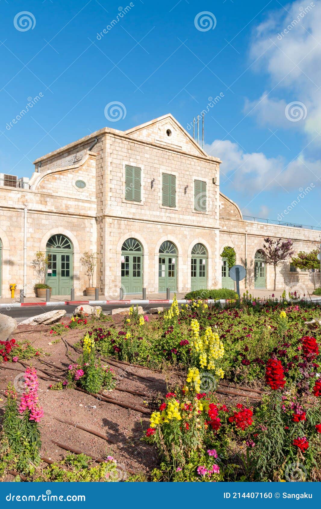 Old Jerusalem Train Station Stock Photo Image of tourism, historic