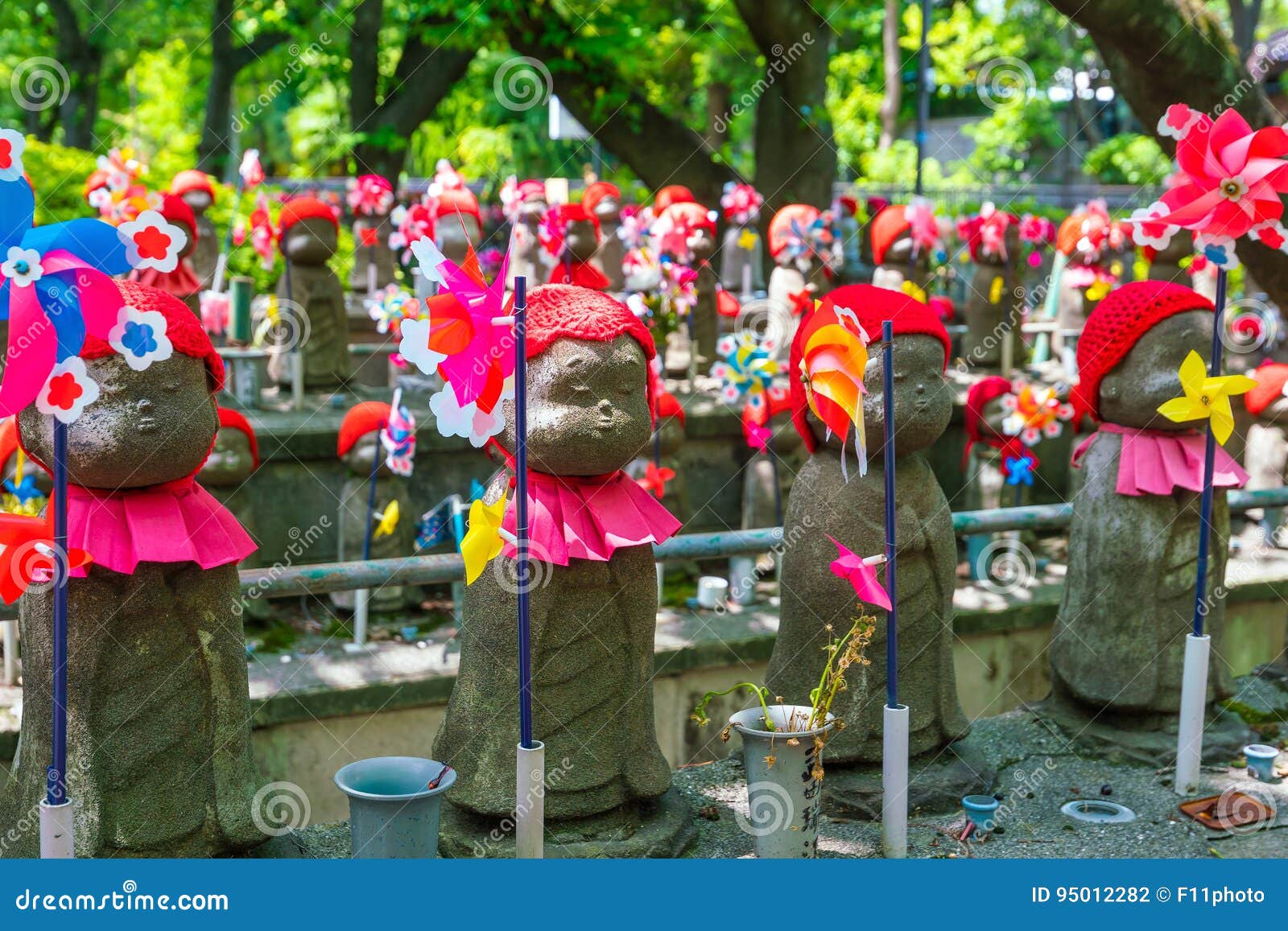 Old Jizo Statues in Temple, Tokyo Stock Photo Image of japan