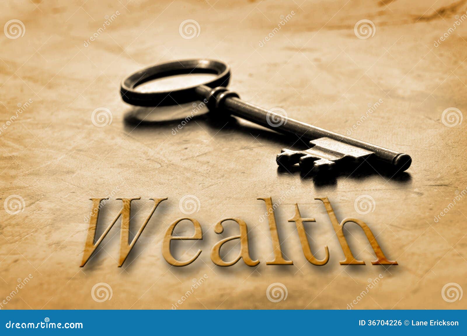 key to wealth and riches