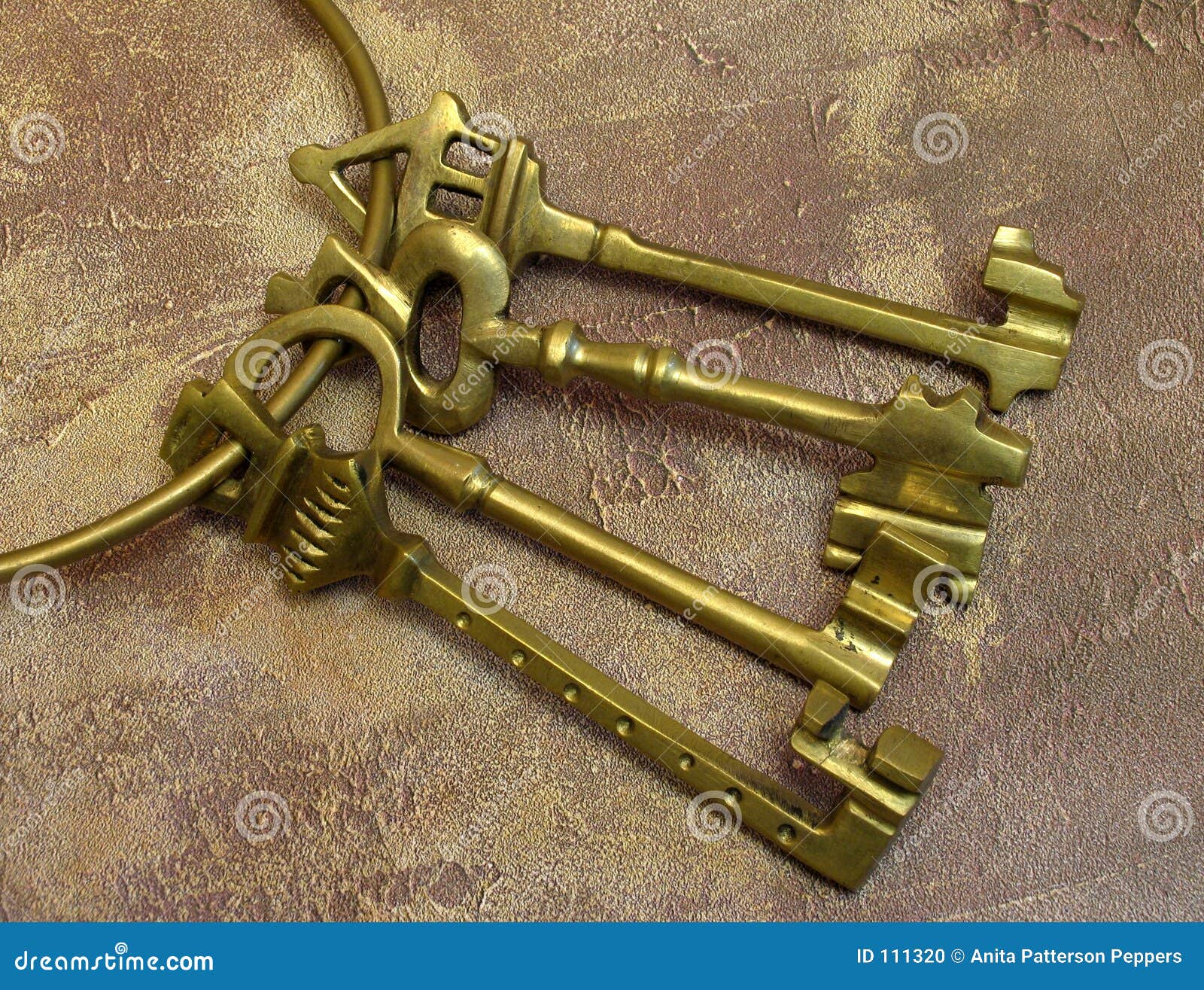 Large Set Of Keys On Key Ring Stock Photo - Download Image Now
