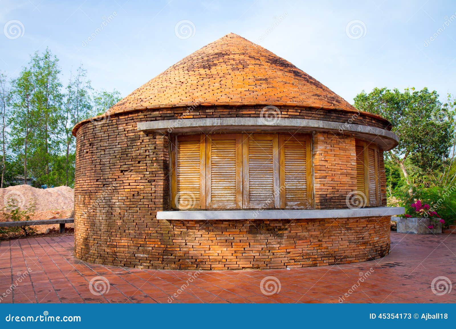 Old Kilns for Making Ceramic Tiles & Bricks Stock Image Image of