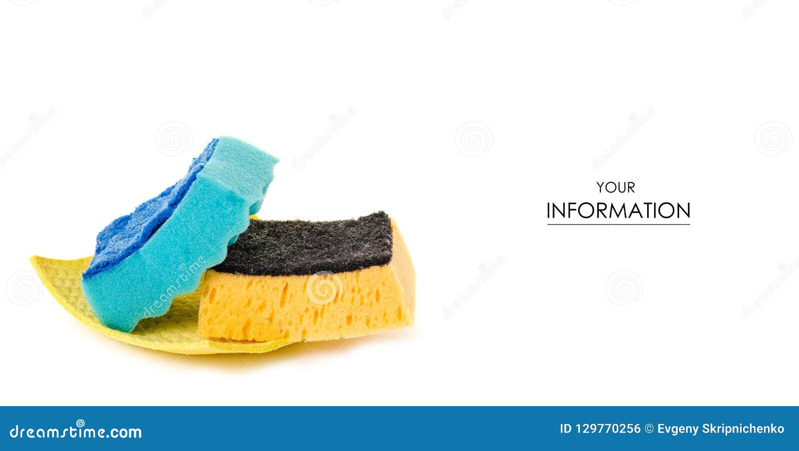 Old Kitchen Sponges Pattern Stock Photo Image of polish, closeup