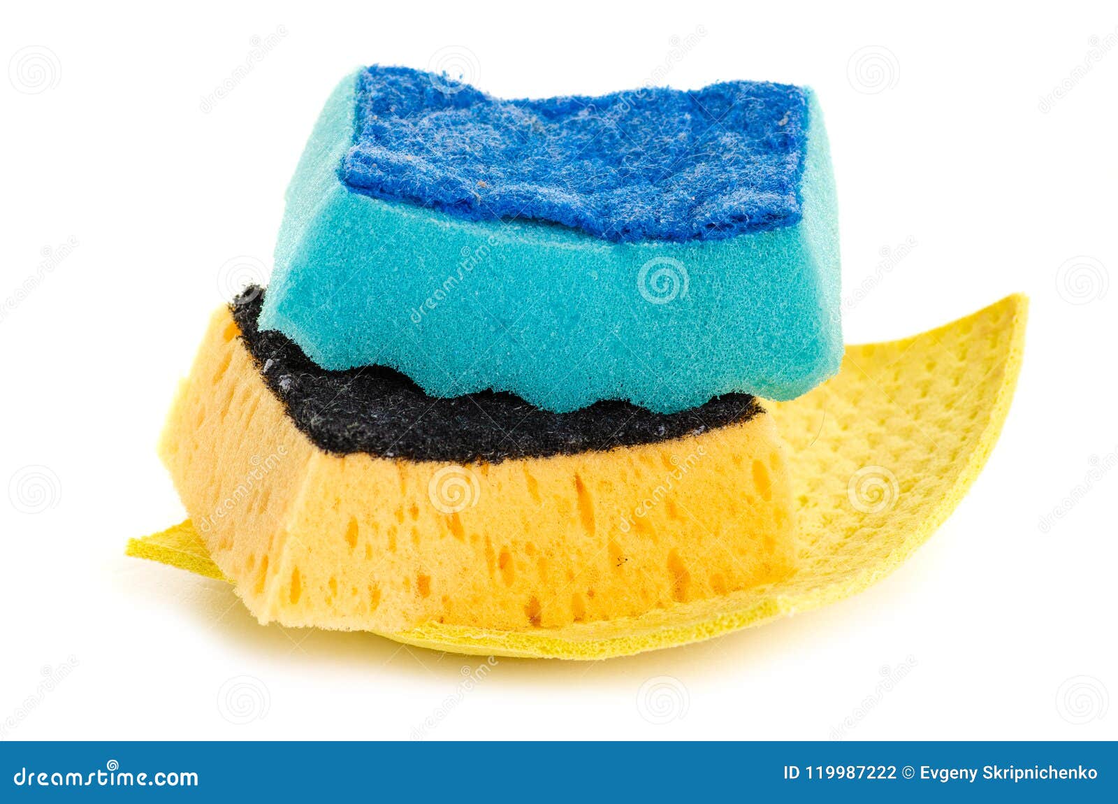 Old kitchen sponges stock photo. Image of housekeeping 119987222