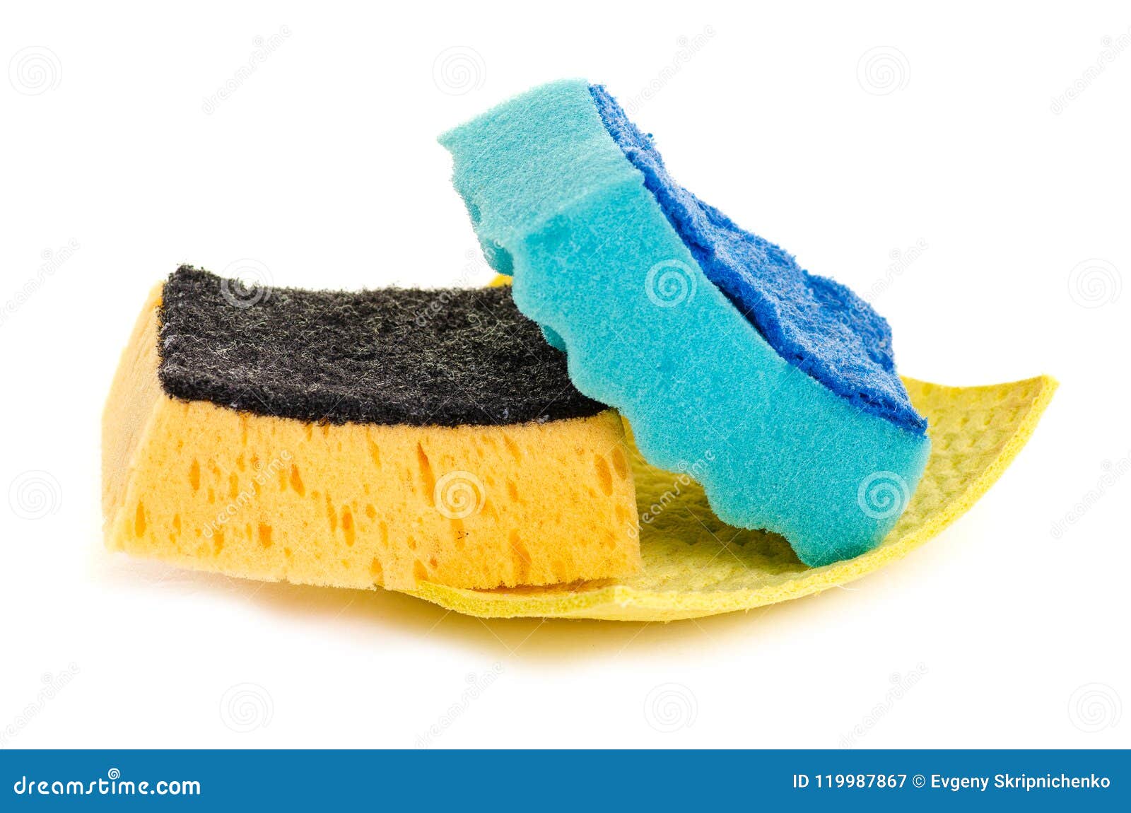 Old kitchen sponges stock image. Image of house, domestic 119987867