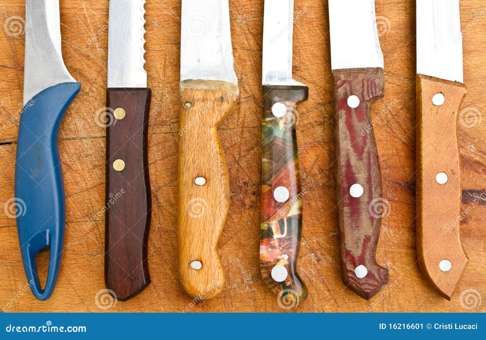 Old knives stock image. Image of side, handle, household 16216601
