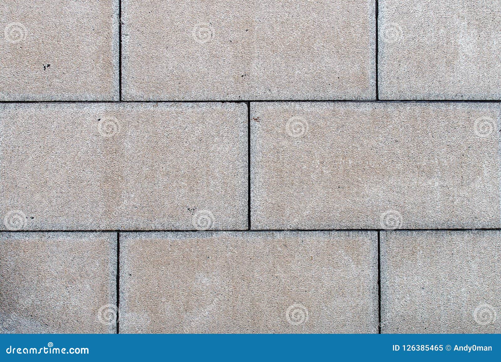 Gray Concrete Block Wall or Sidewalk Floor Texture Background Stock