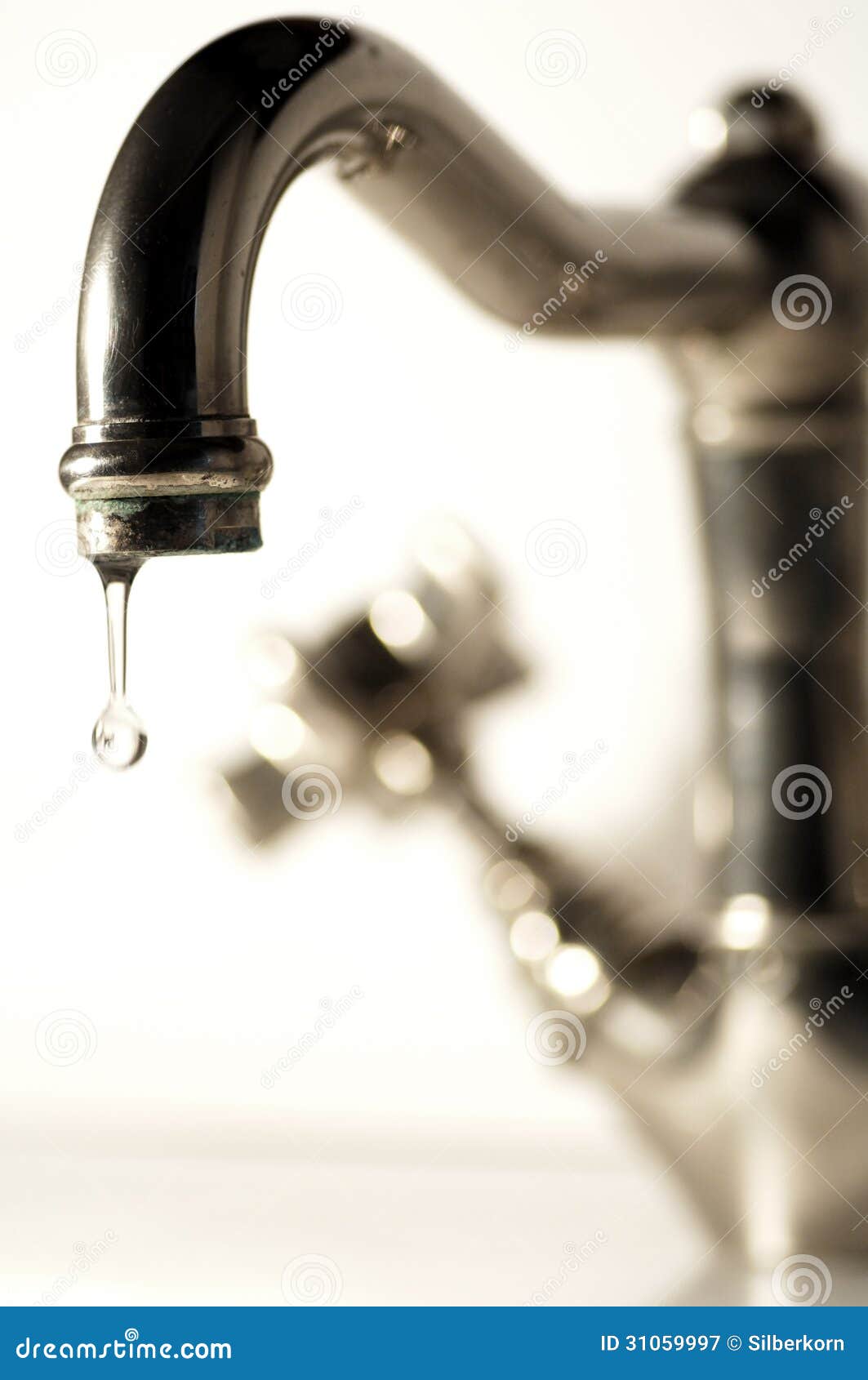 Old Leaking Bathroom Faucet Stock Image Image of closeup, repairing