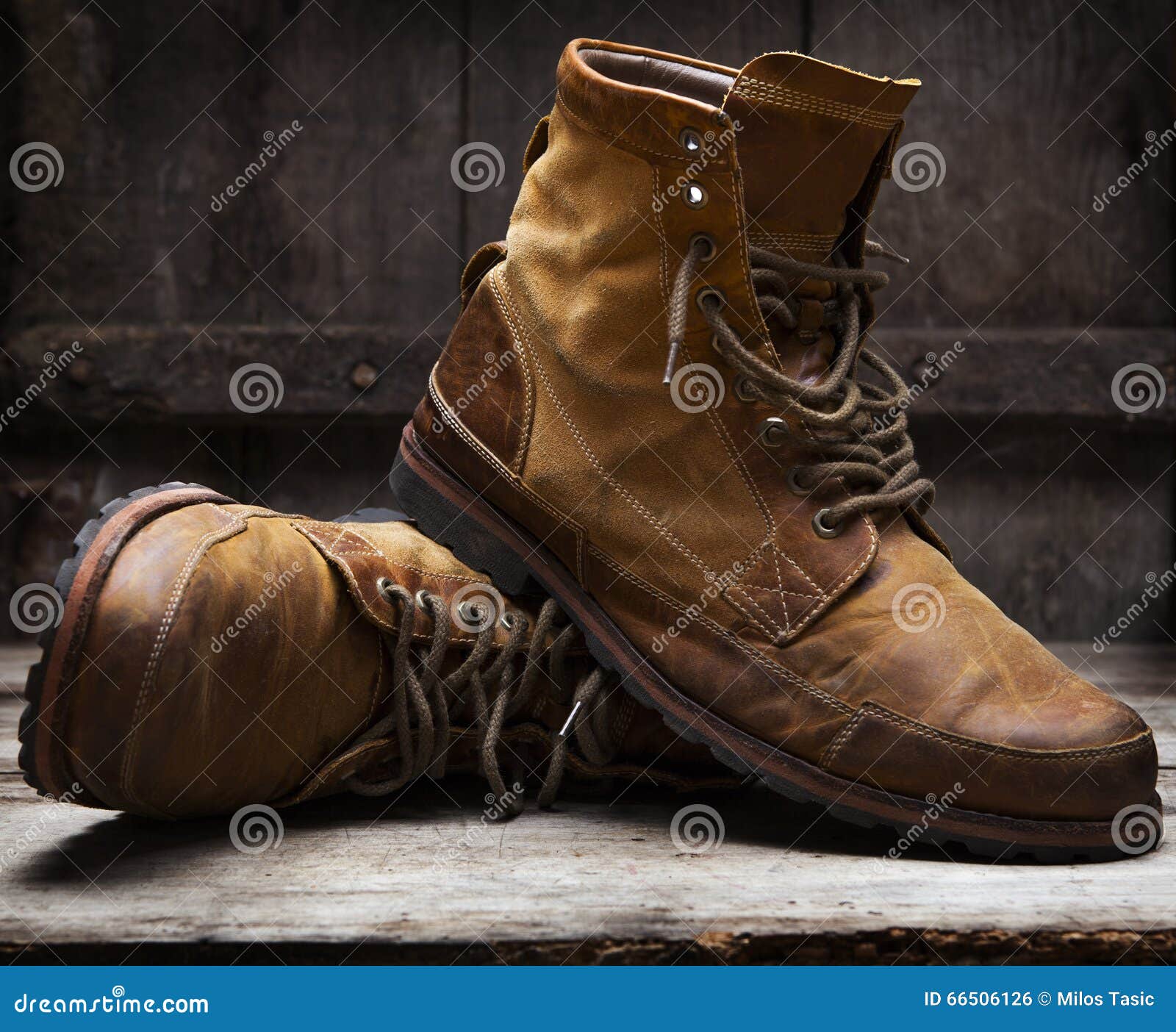 Old leather shoes stock photo. Image of grunge, dirty - 66506126