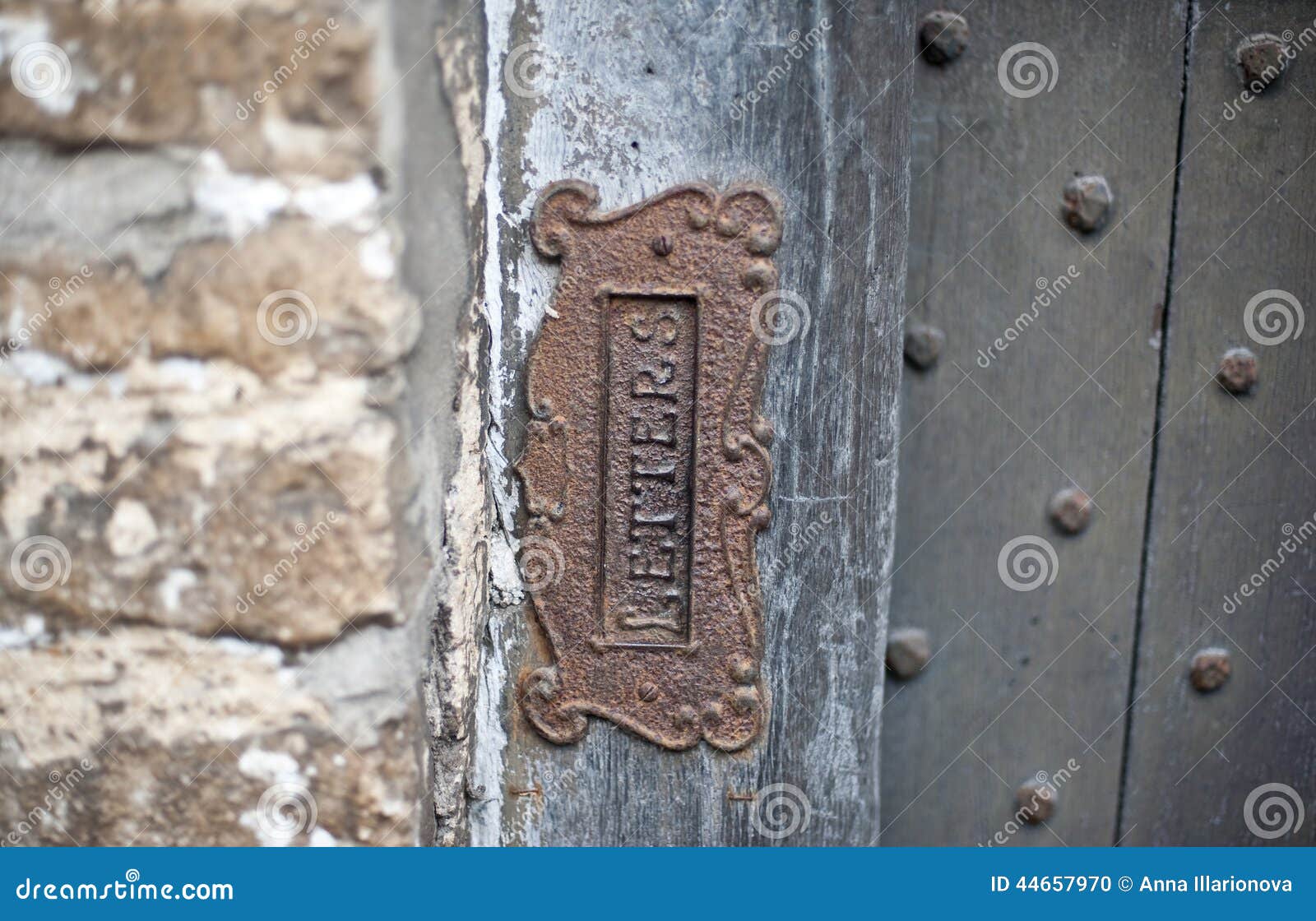 Old letter slot stock photo. Image of iron, fashioned - 44657970