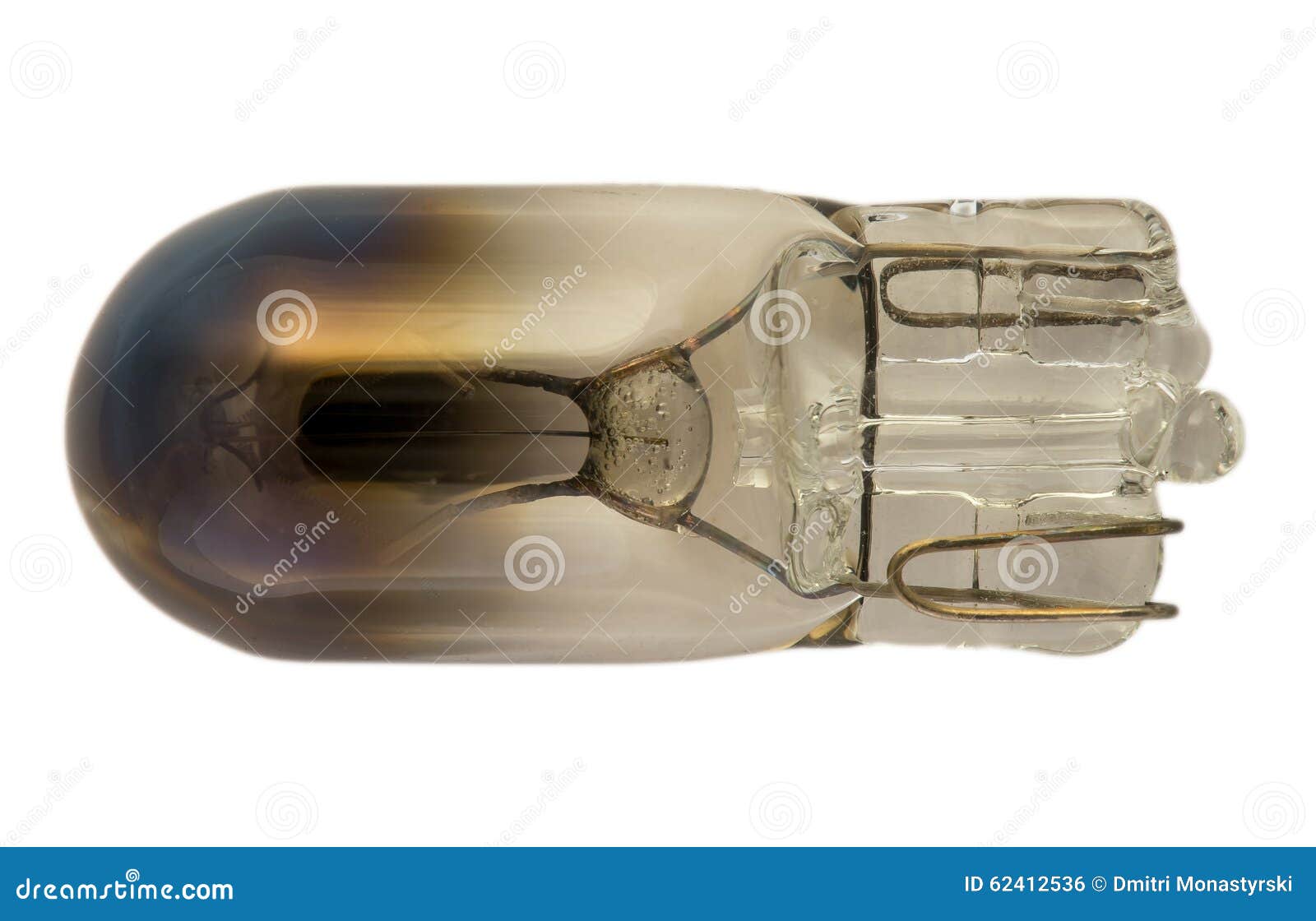 Old Light Bulb for Car Headlights. Stock Photo Image of foreground