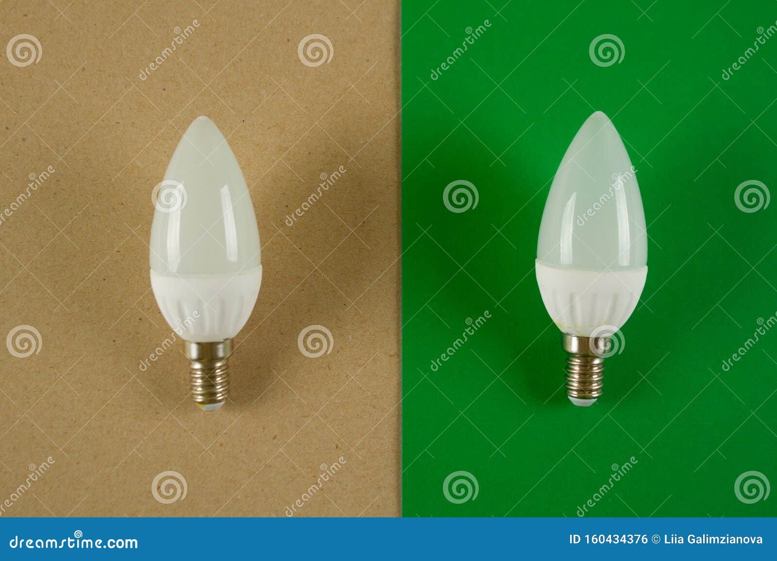 Old Light Bulb Vs Energy Saving One Stock Photo Image of objects, energy 160434376