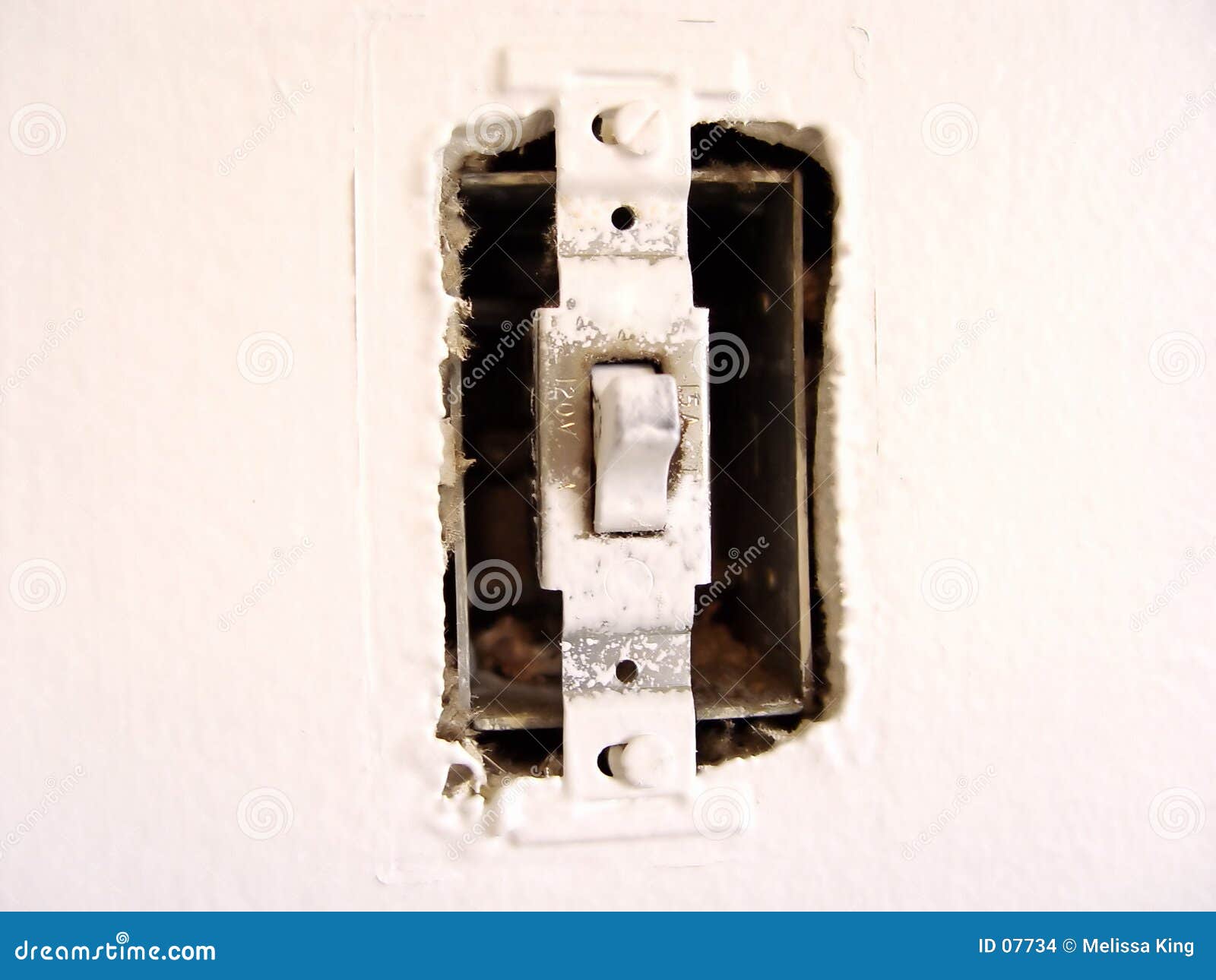 Old Light Switch Stock Images - Image: 7734