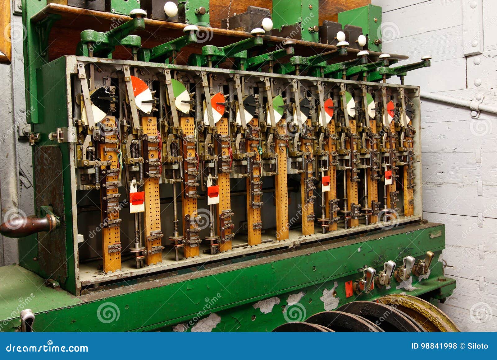 the old device for railway operation