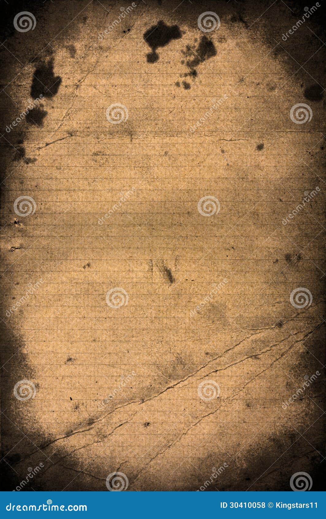Old lined paper stock photo. Image of backgrounds, crumpled - 30410058