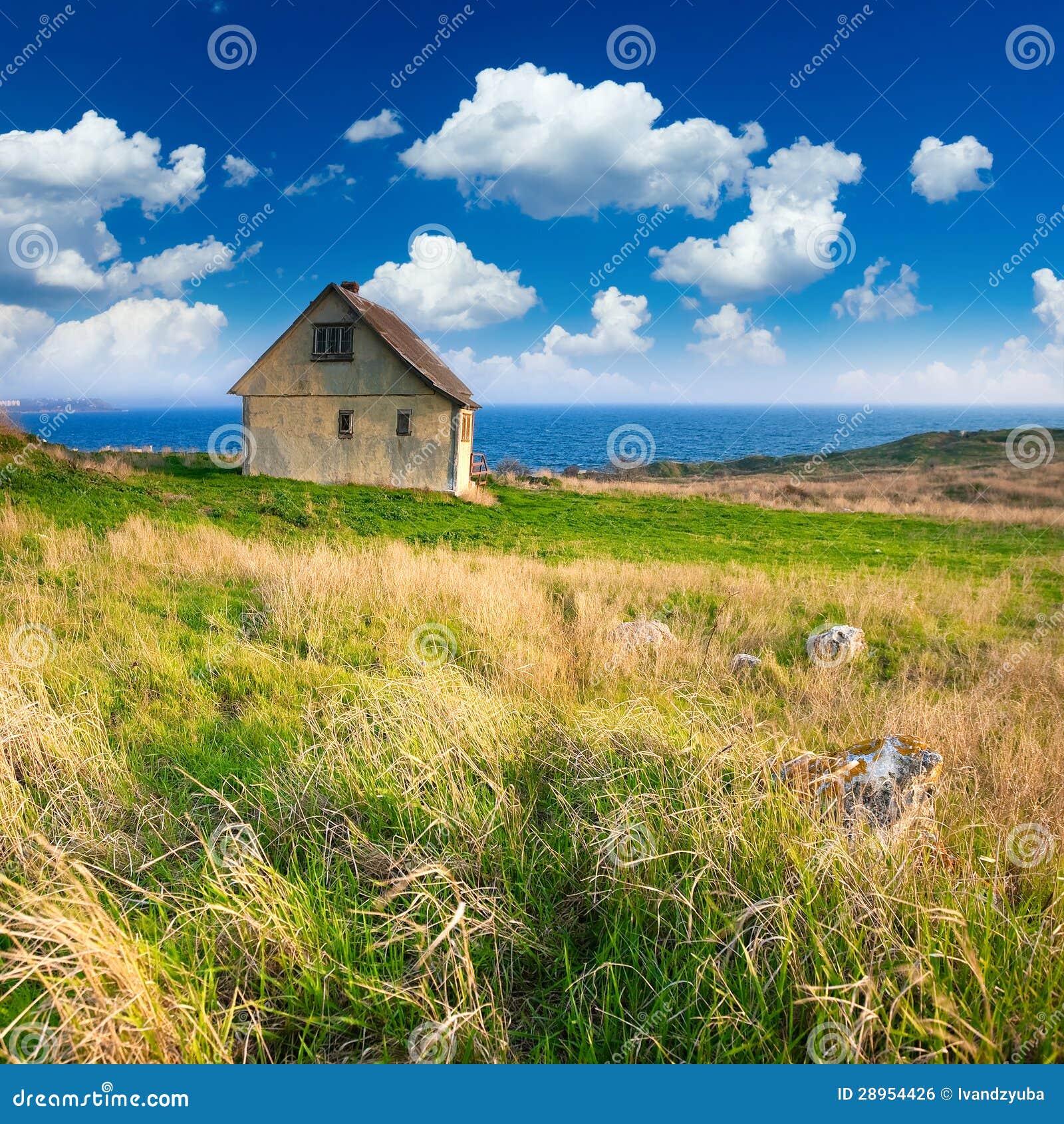 Old Little House by the Seaside Stock Photo Image of beautiful, home