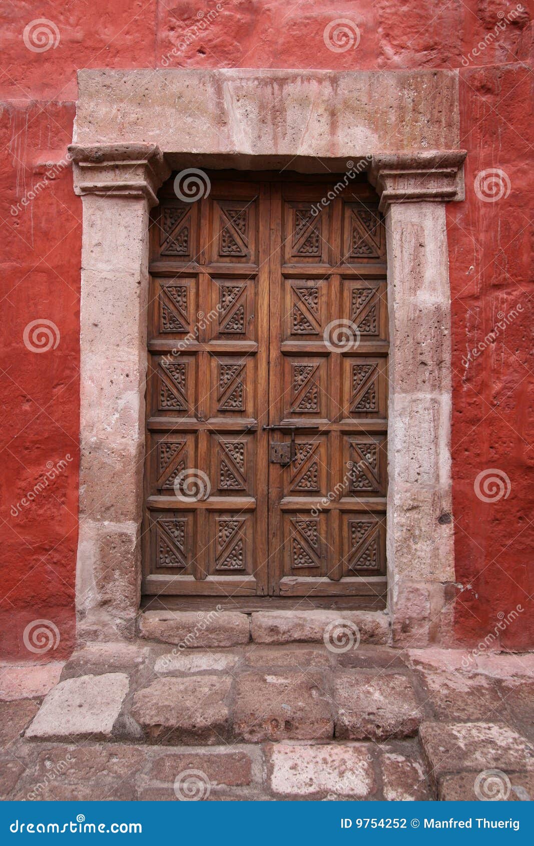 Old locked door stock photo. Image of bolivia, wood, barred 9754252