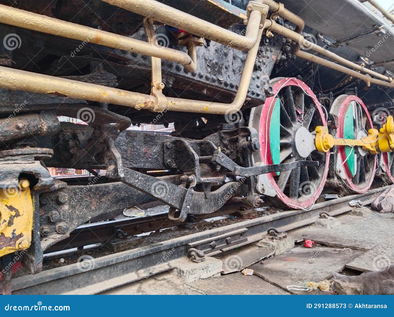 Old Train Engine in India Stock Image Image of heavy