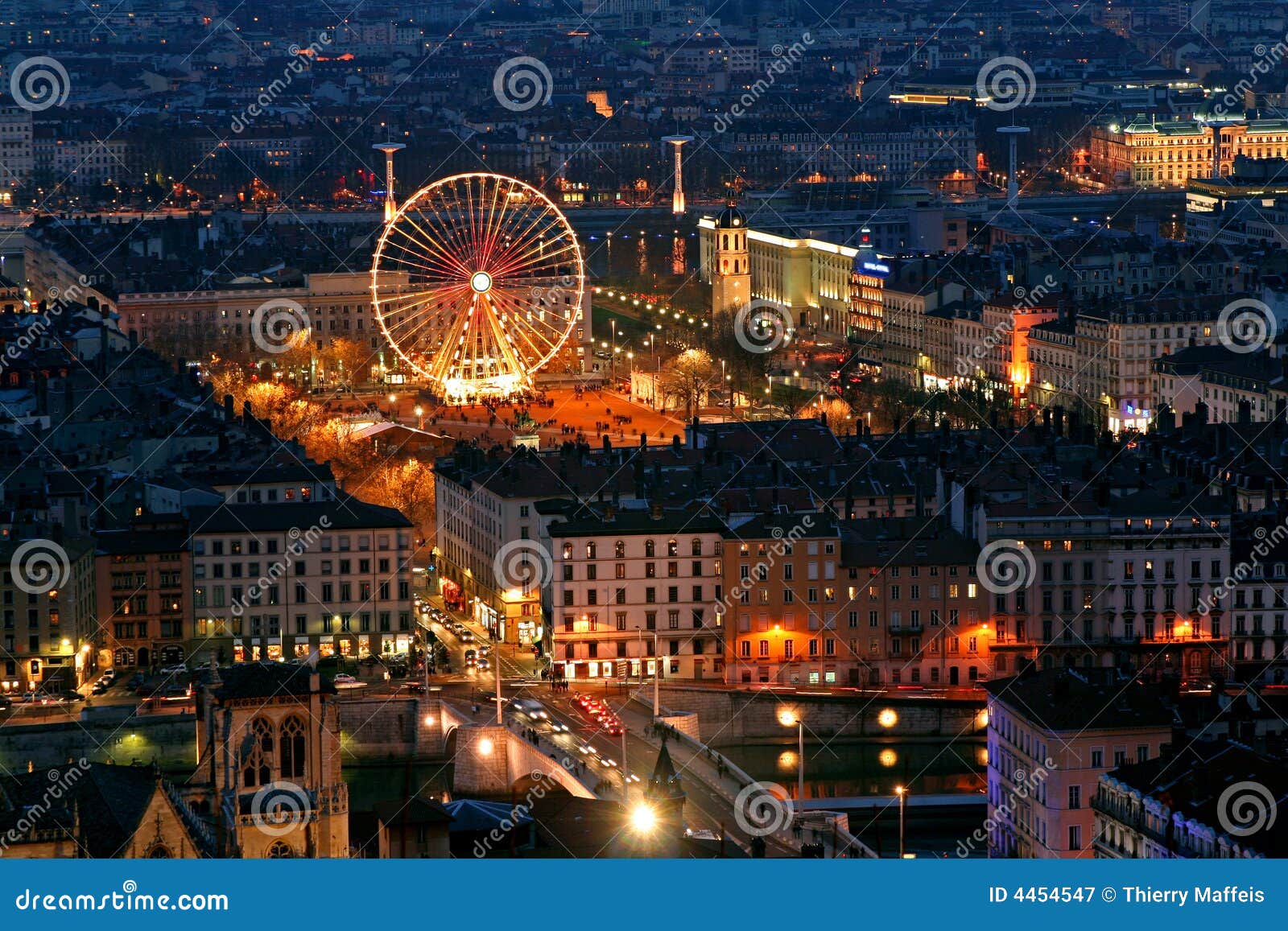 old lyon at night