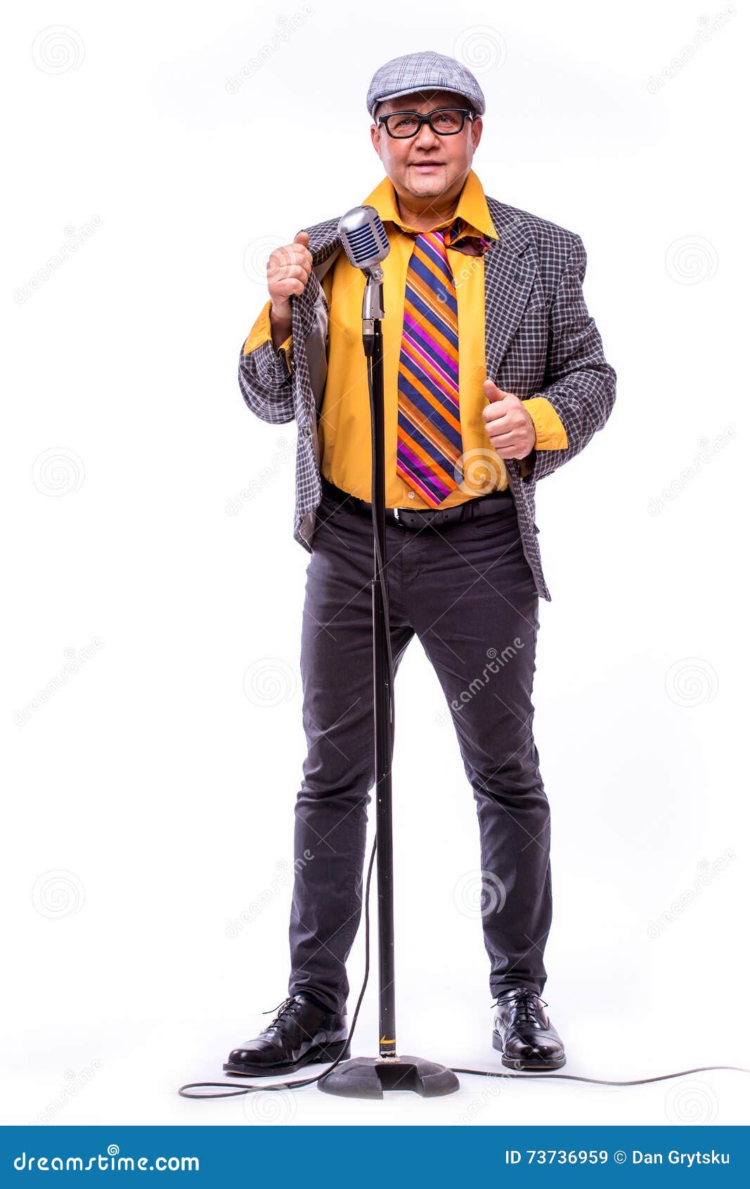 Old male singer stock image. Image of handsome, historical 73736959