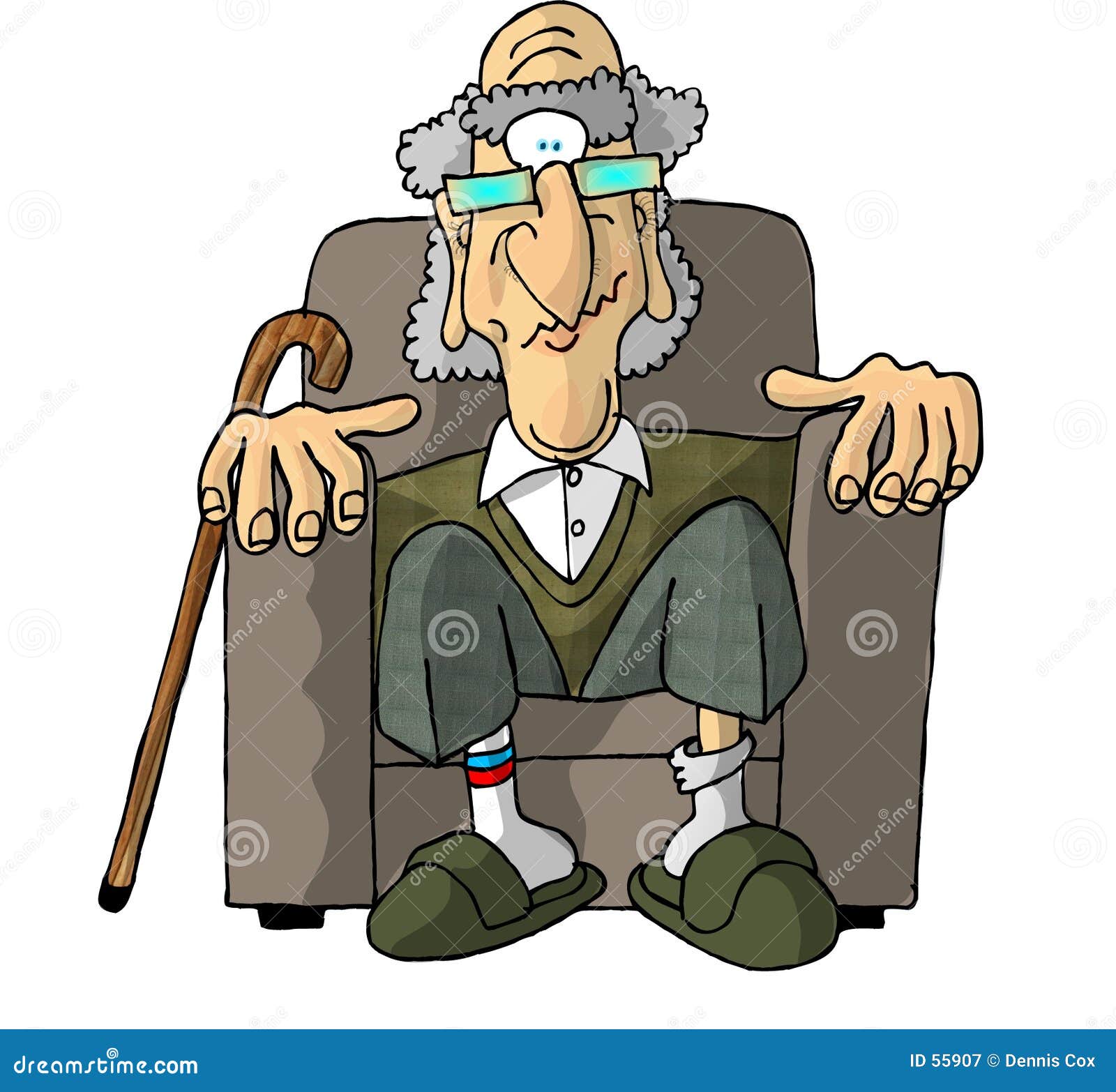 Old Man Easy Chair Stock Illustrations 21 Old Man Easy Chair