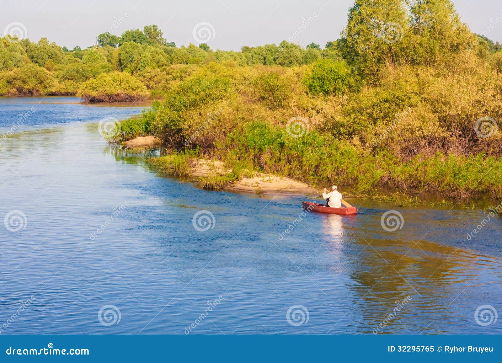 Old man fishing stock image. Image of boat, rowing 