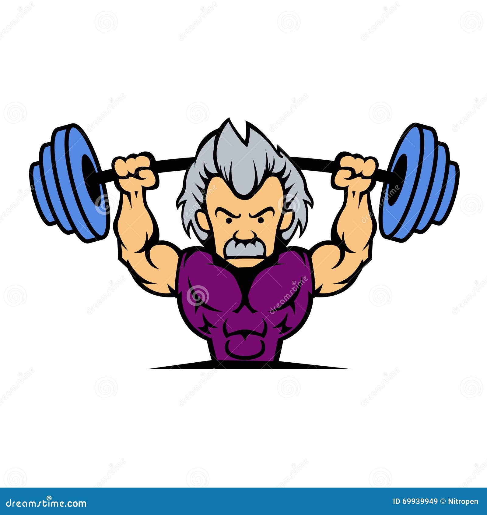 clipart man lifting weights - photo #50