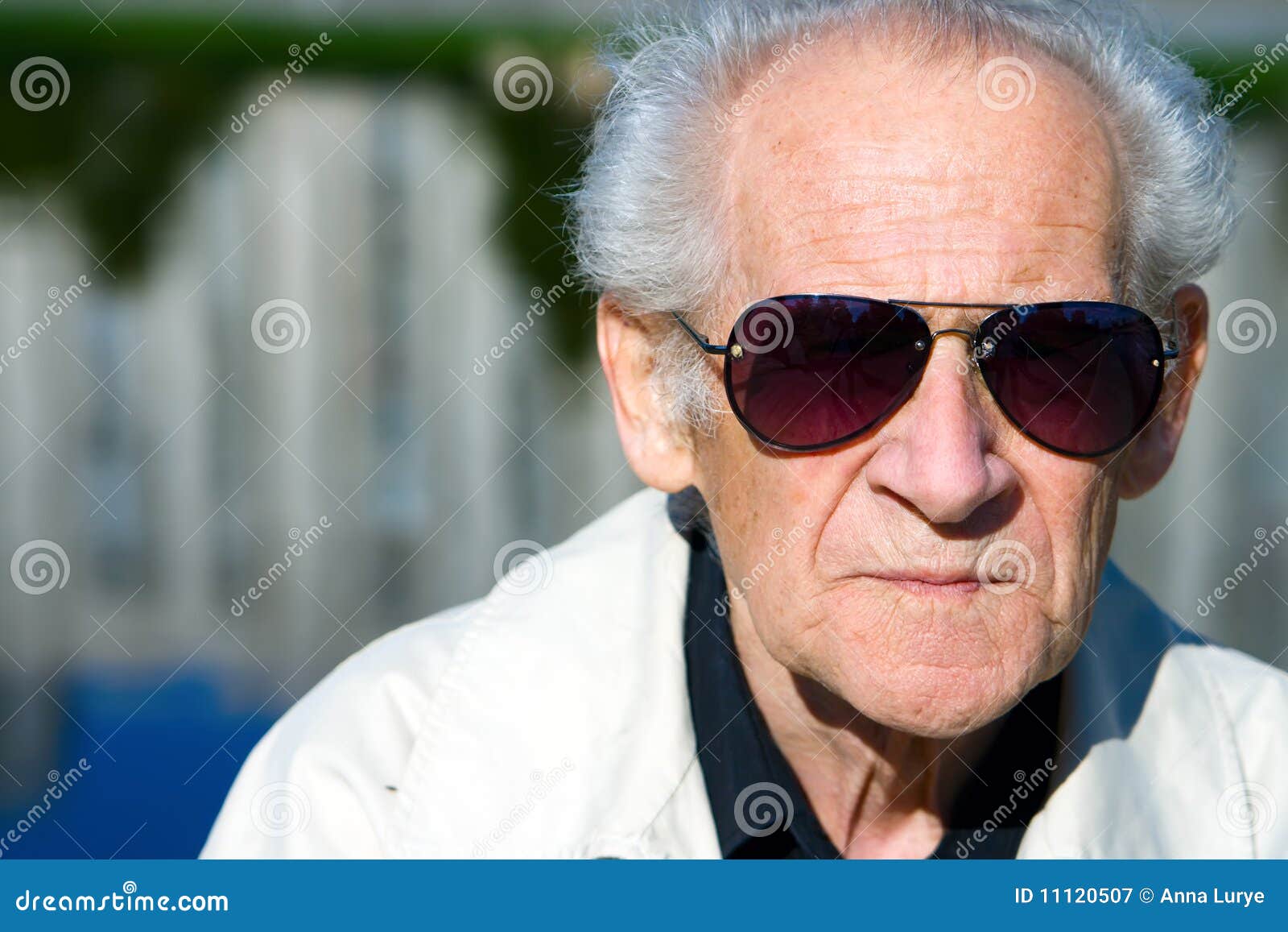 Old Man in Sunglasses stock image. Image of grandfather - 11120507