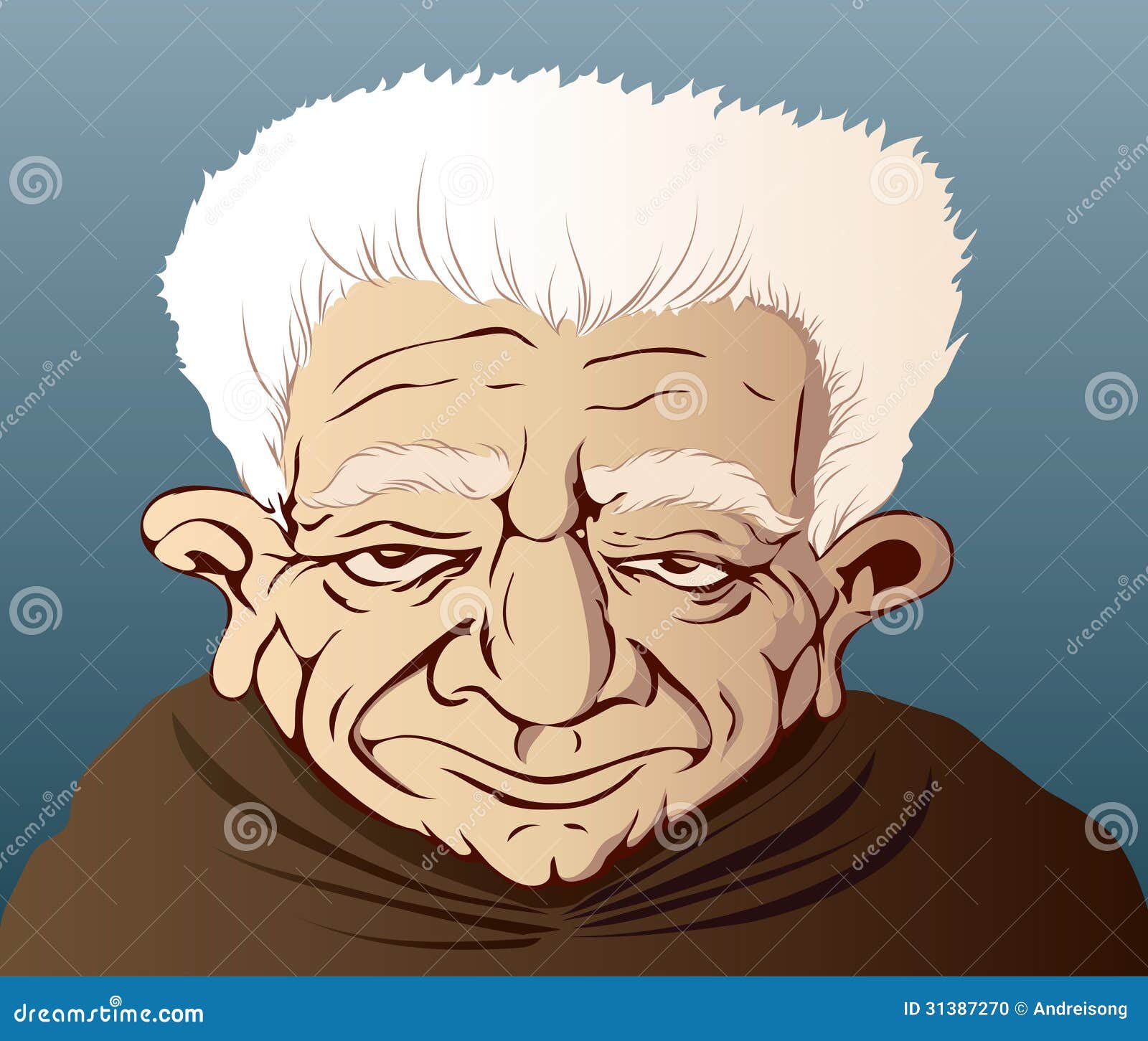 Old Man Stock Illustration Illustration Of Eyes Hair 31387270