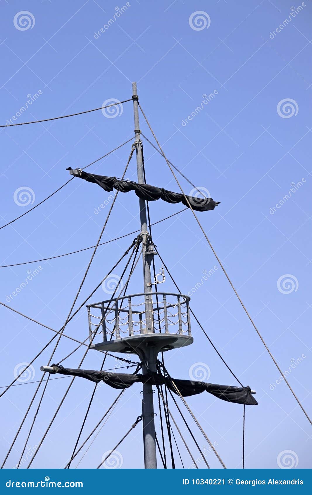 Old Mast Stock Image - Image: 10340221