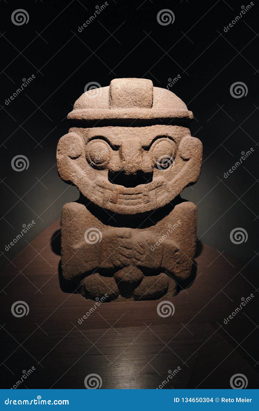 maya figure made out of stone