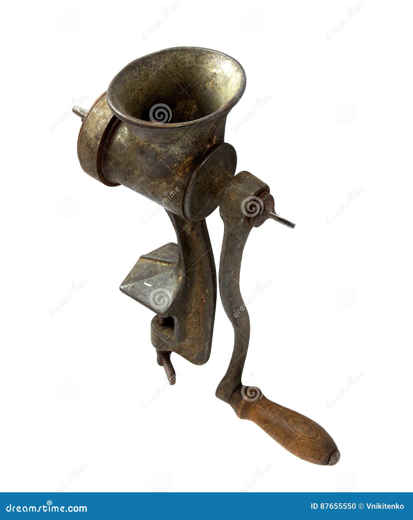 Old meat grinder stock photo. Image of white, mincing 87655550