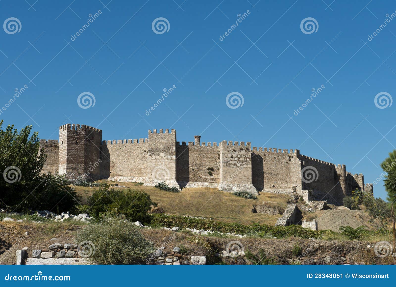 old medieval fort castle from middle ages