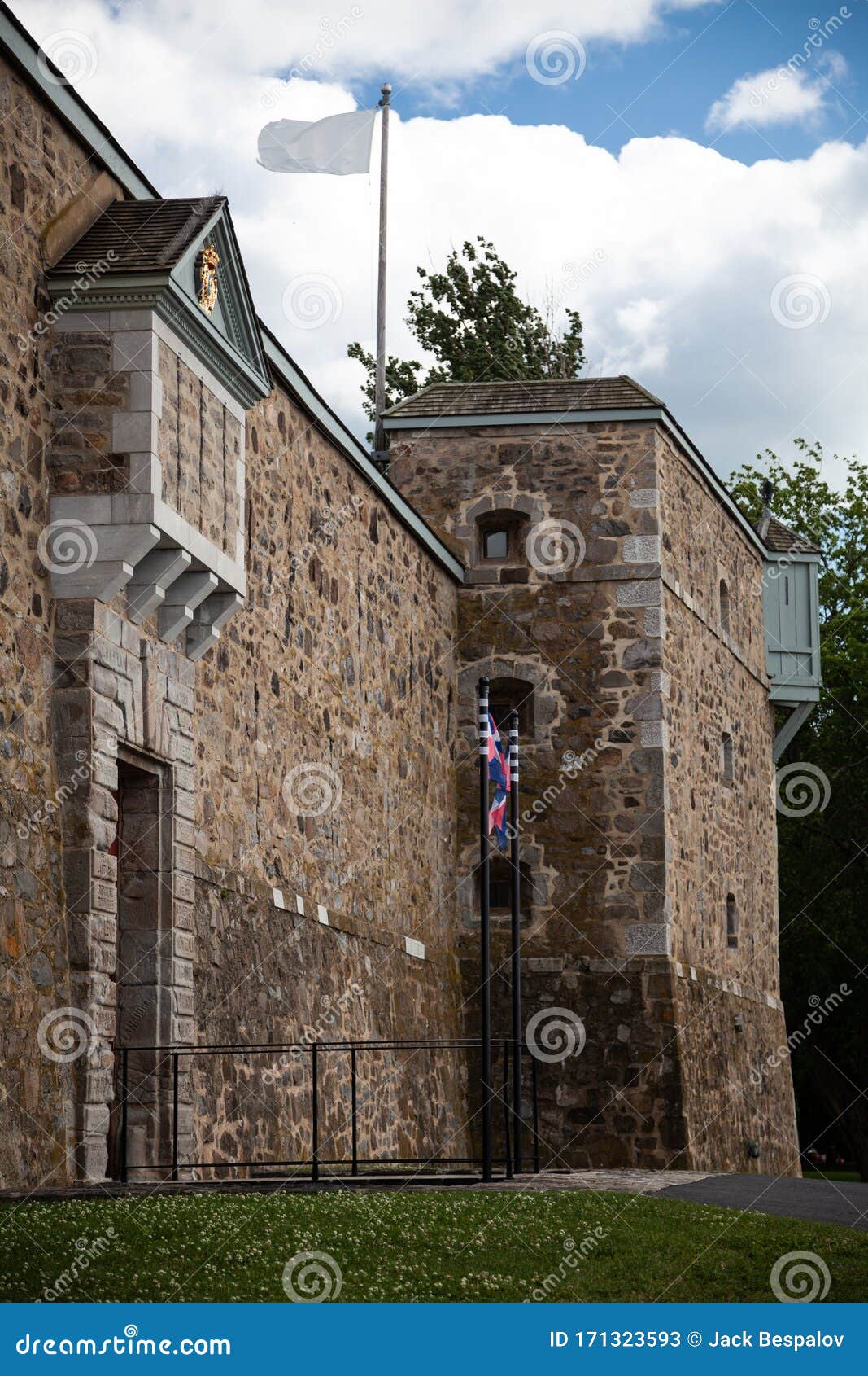 Old Medieval Fort in Chambly Stock Image Image of landmark, metal