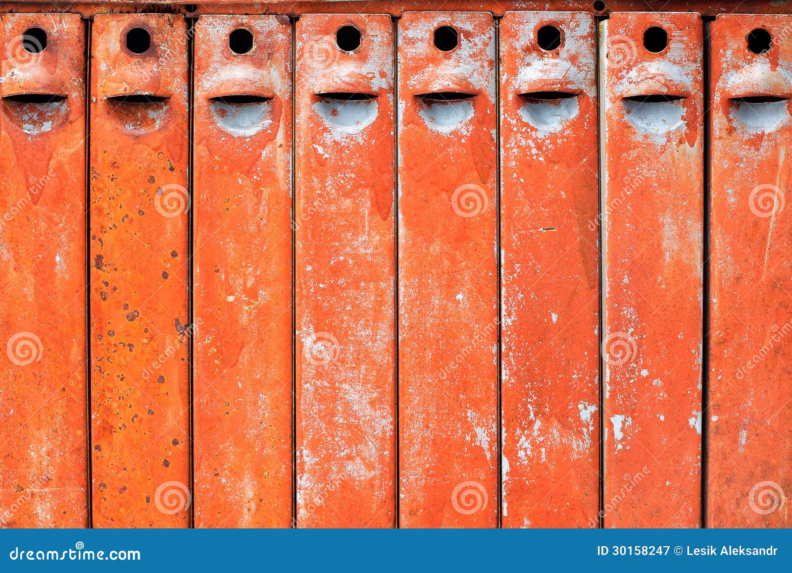 Old Metal Boxes Peeled Paint and Rust Stock Image Image of frame