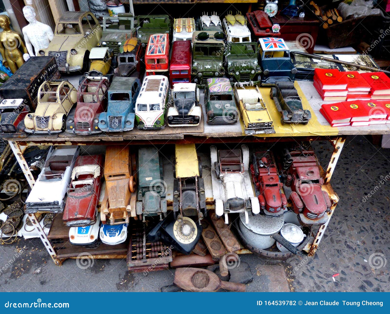 old metal cars