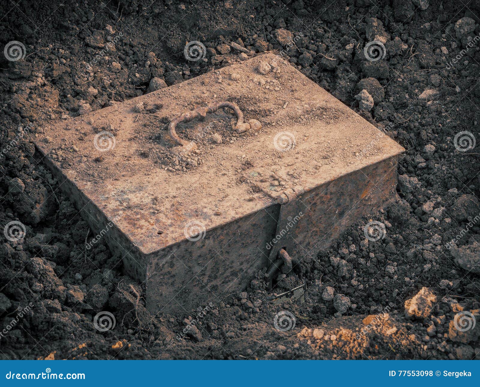 Old Metal Chest with Treasure Stock Photo Image of object, treasure