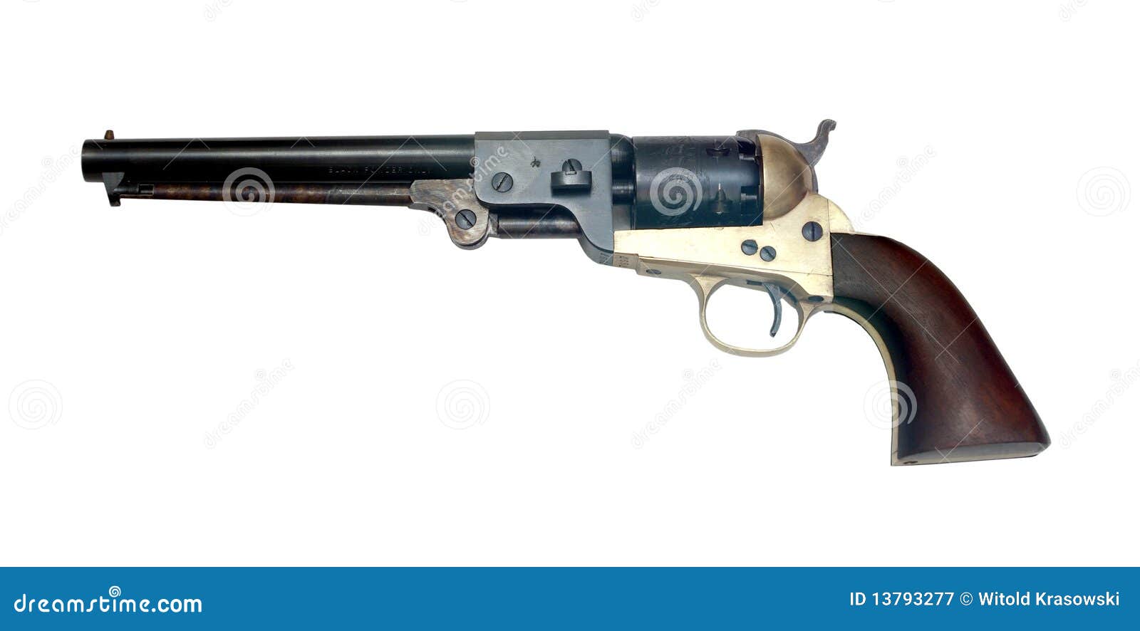 old metal colt revolver