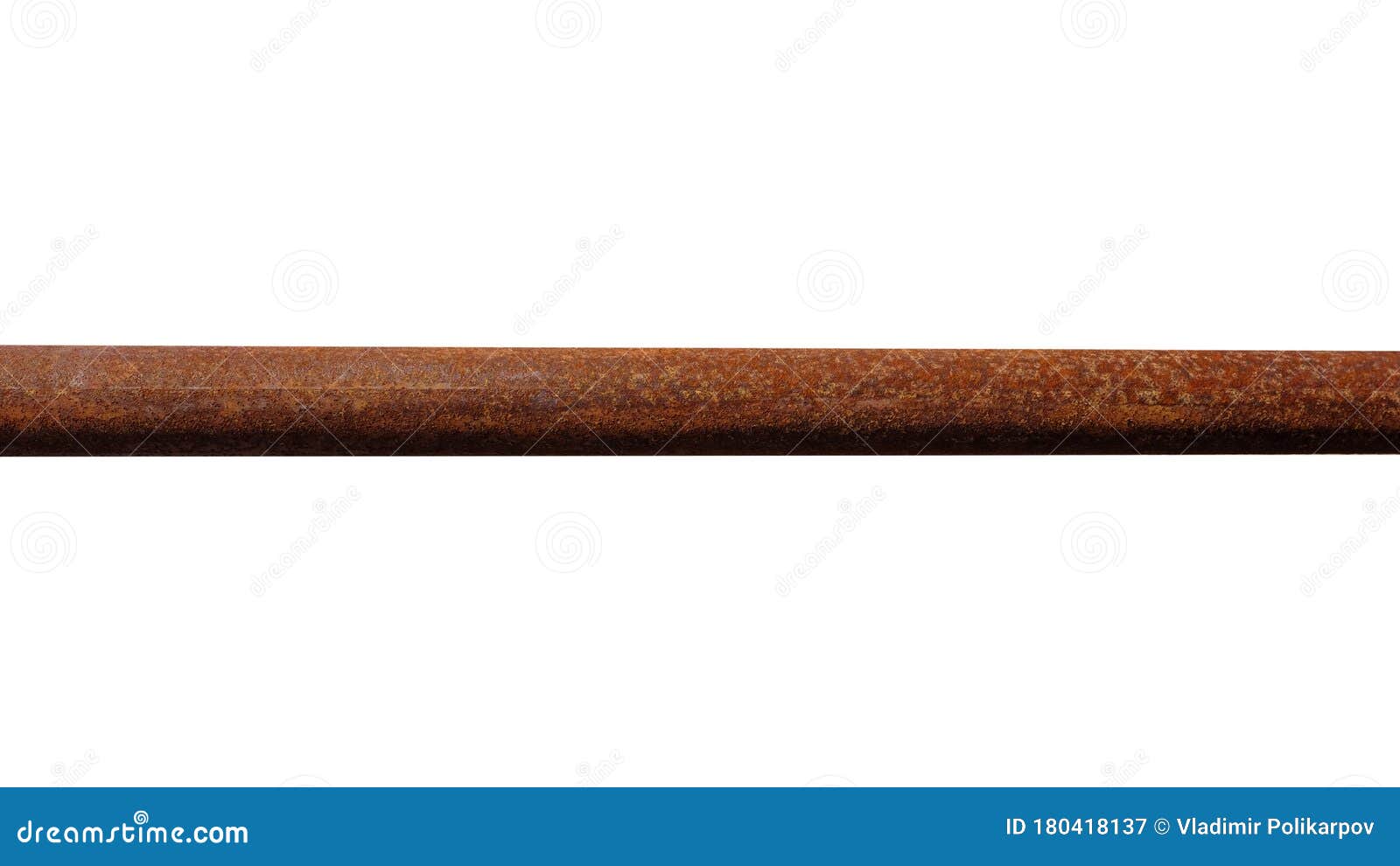 Old Metal Pipe Isolated on White Stock Image Image of corrosion, line