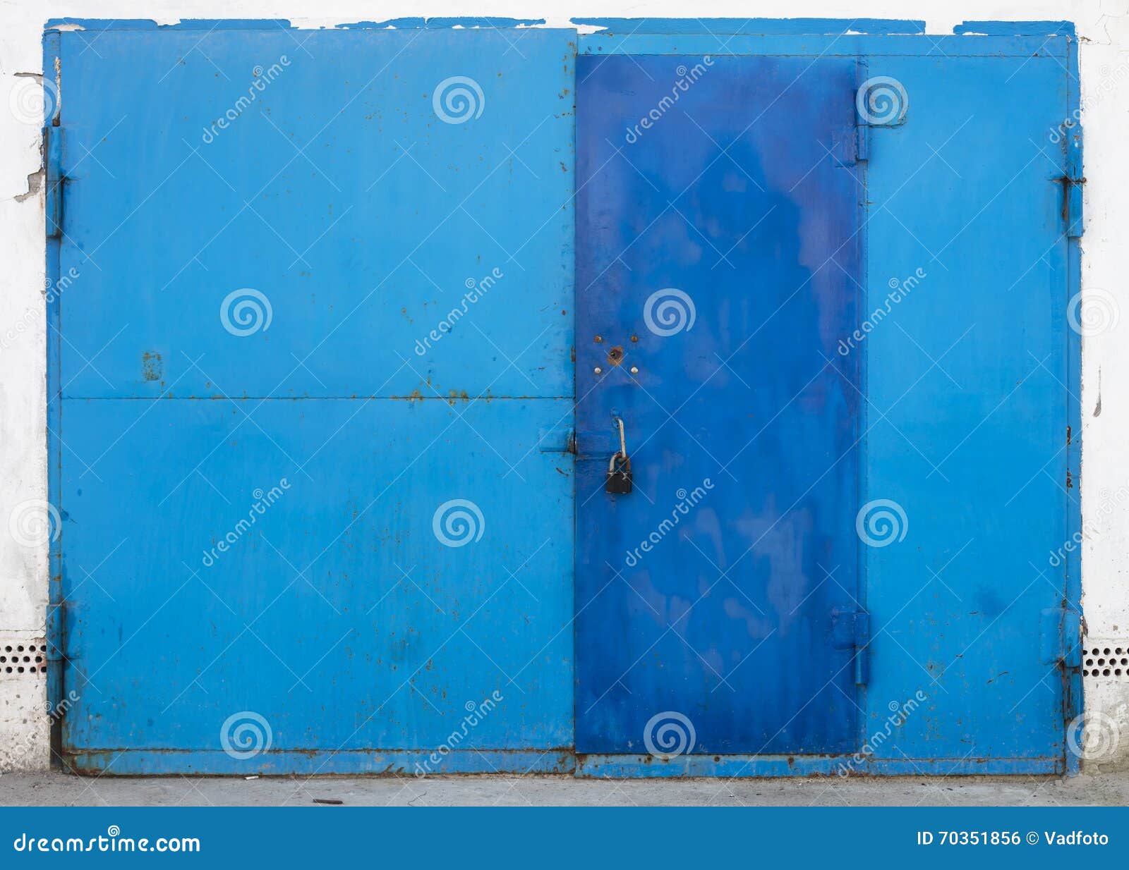 Old metal warehouse door stock photo. Image of door, design - 70351856