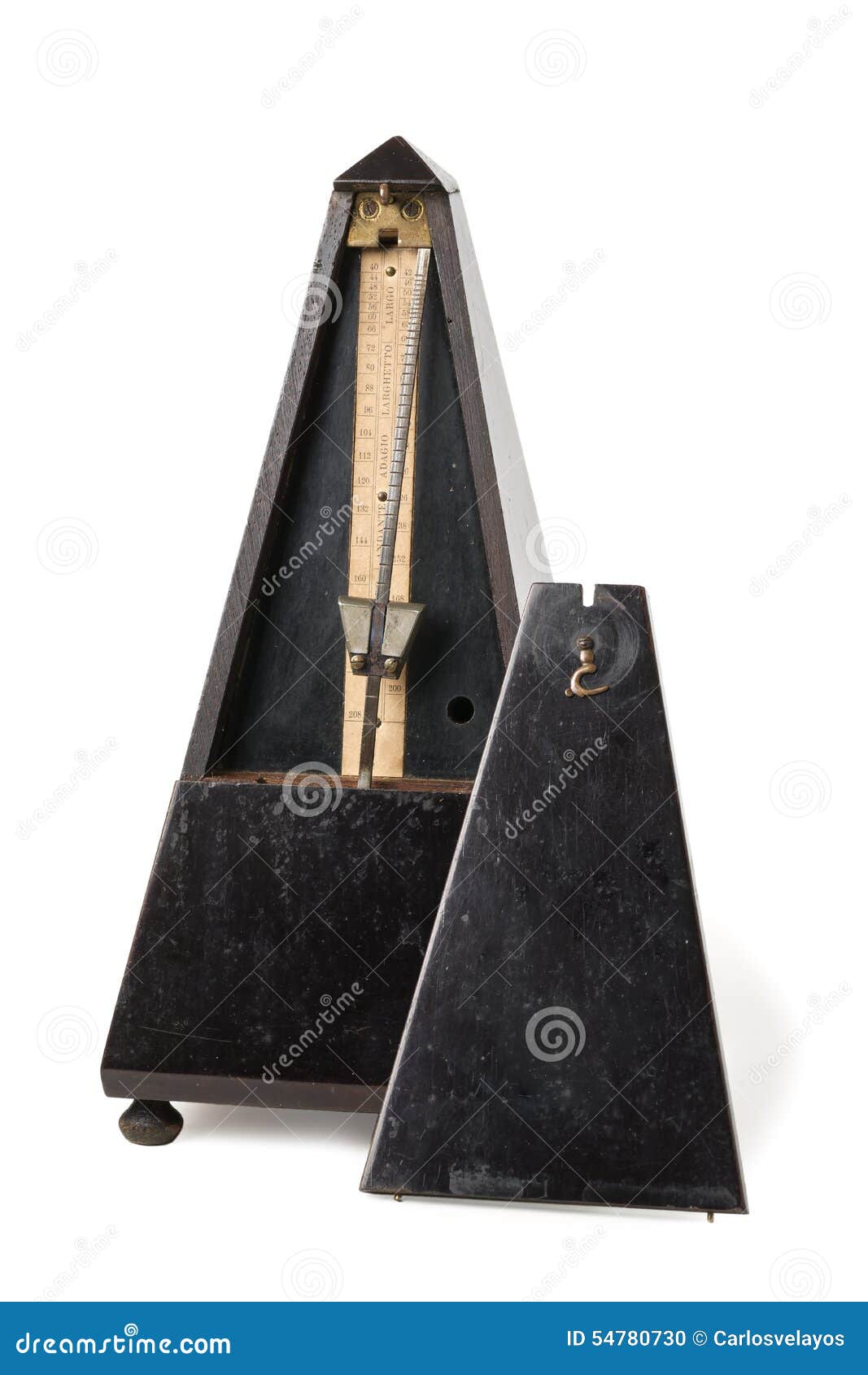 Old Metronome stock photo. Image of fashioned, clock 54780730