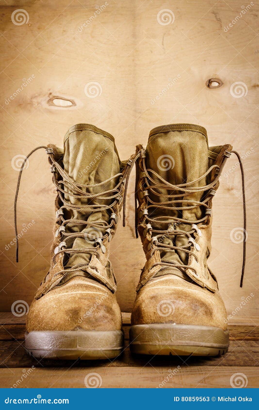 Old Military Boots on the Table Stock Image - Image of lace, boots ...
