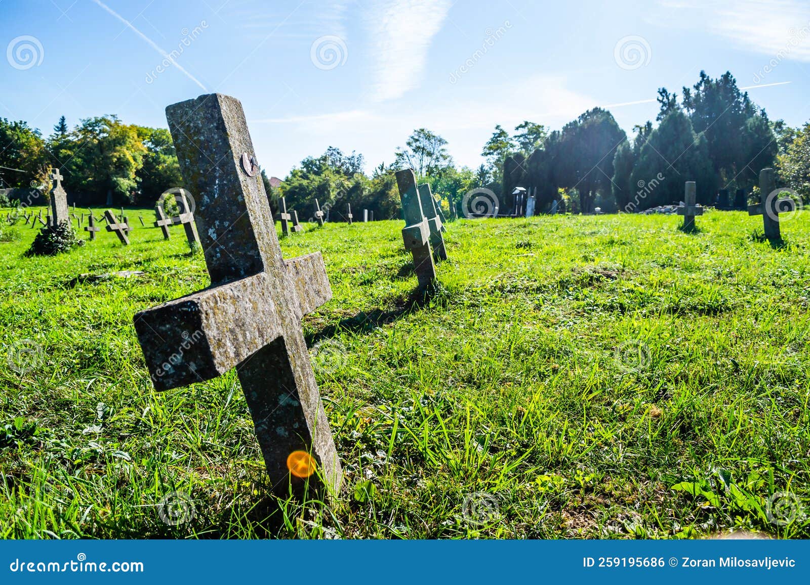 the old military cemetery at tranÃÂ¾ament, petrvovaradin