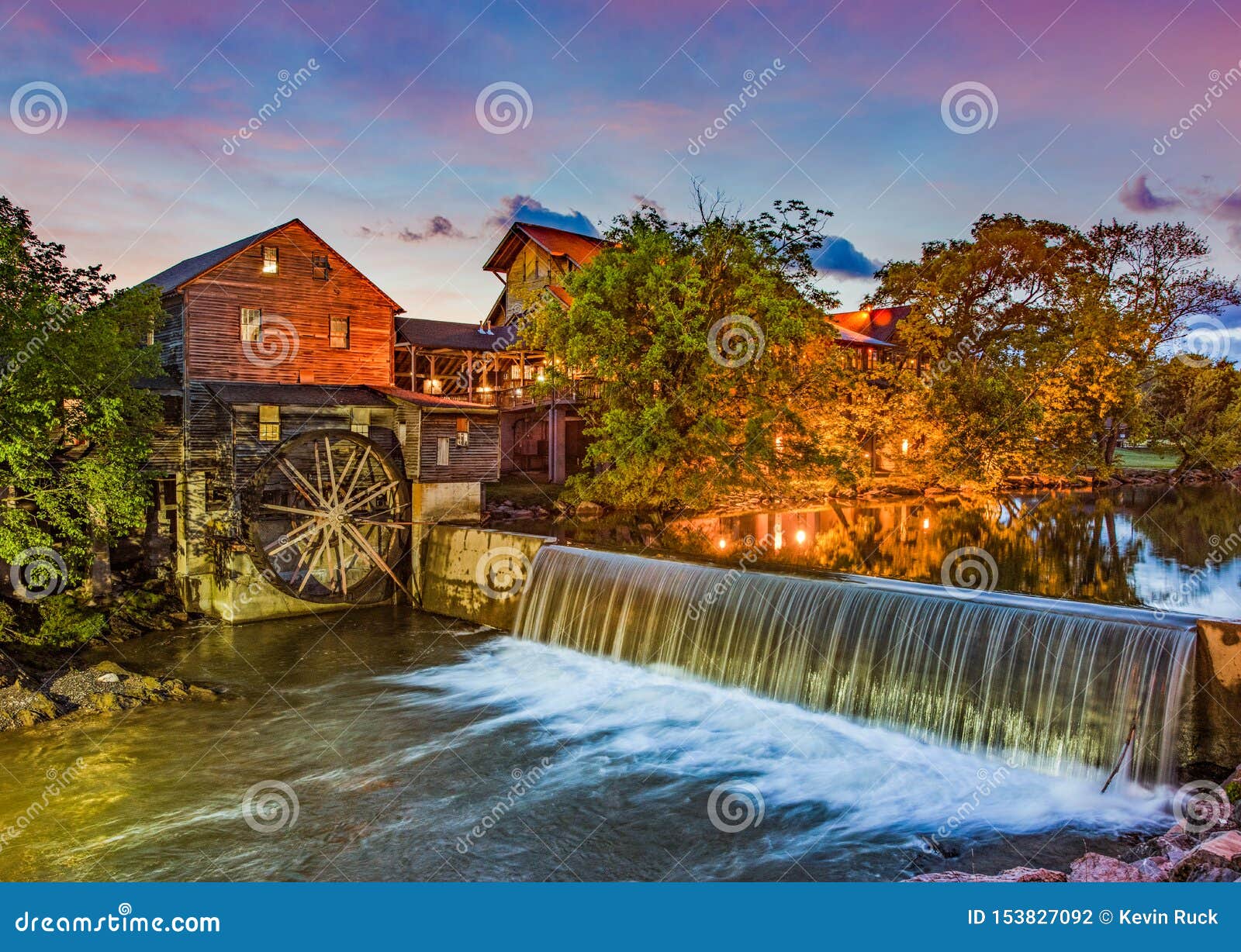 Old Mill in Pigeon Forge Tennessee TN Stock Photo - Image of pigeon