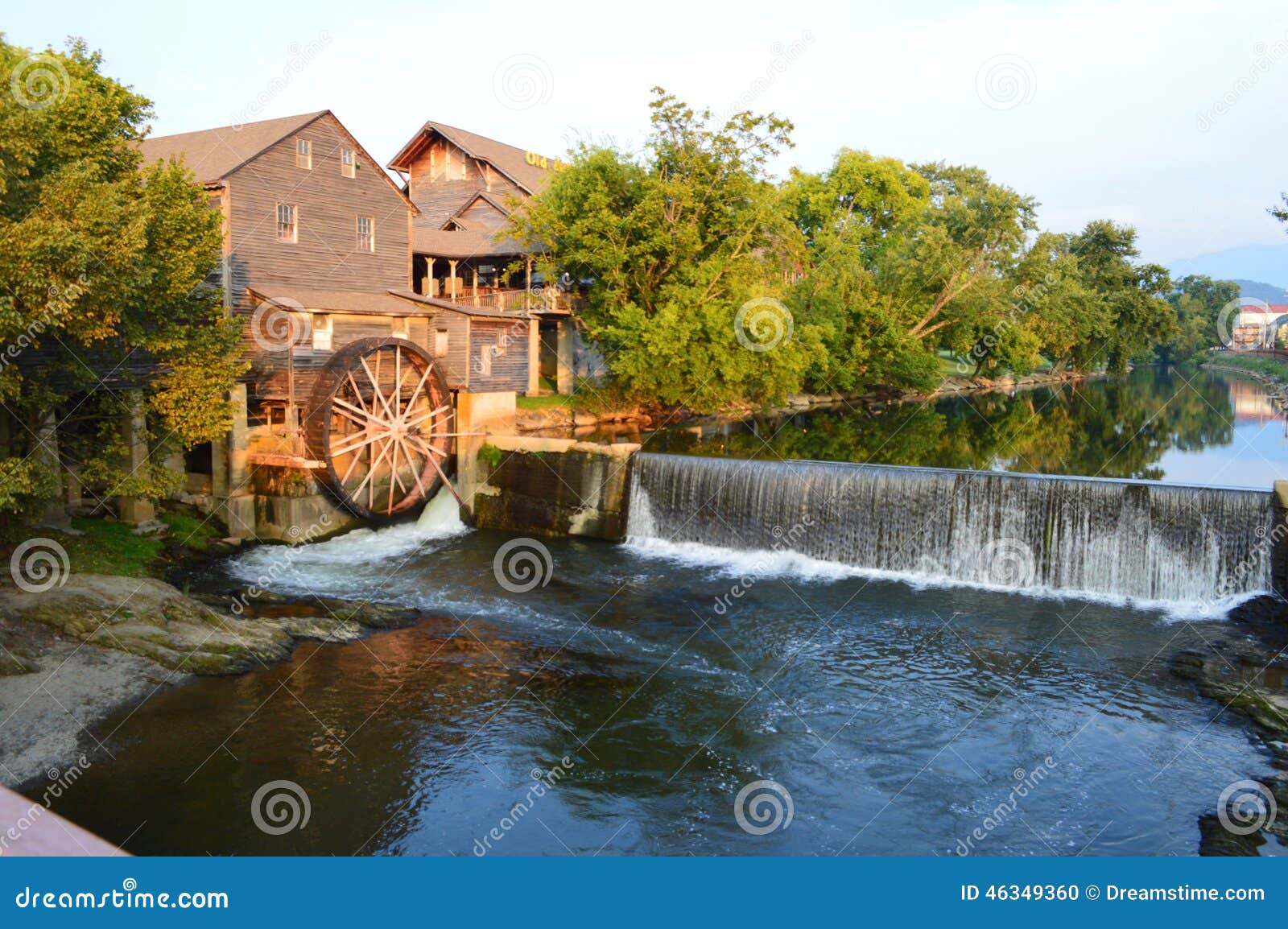 The Old Mill Resturant and General Store Pigeon Tennessee Stock