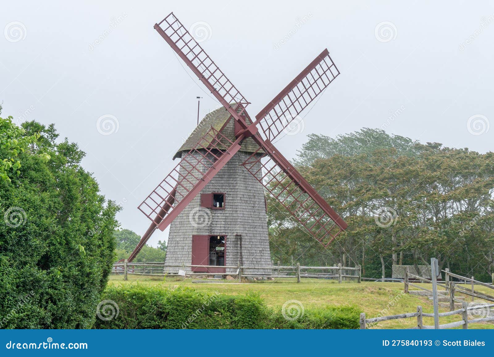 Old Mill Windmill in Nantucket, MA Stock Image Image of traditional