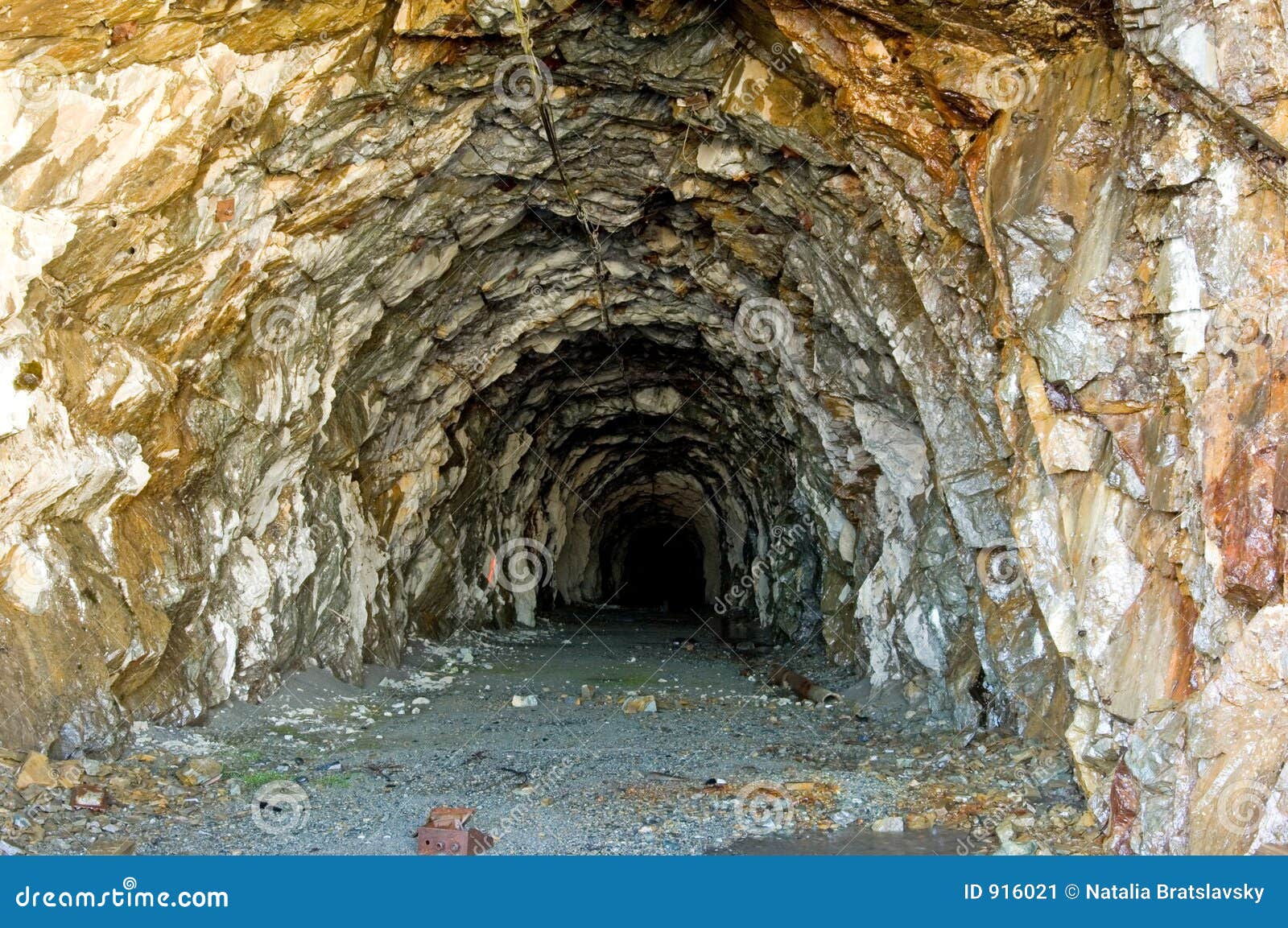 old mine tunnel