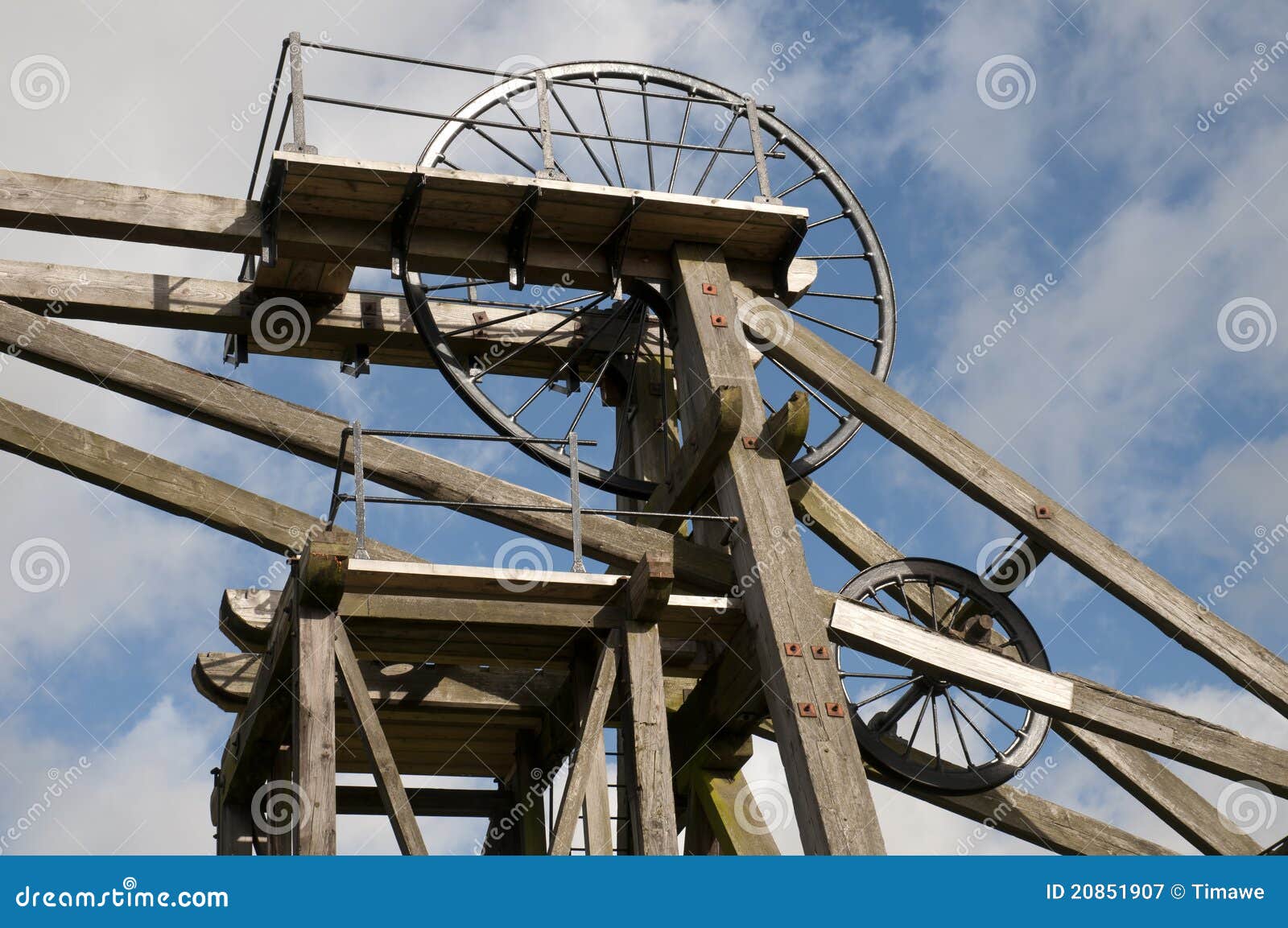 Old Mining Head Gear Royalty Free Stock Photography Image 20851907