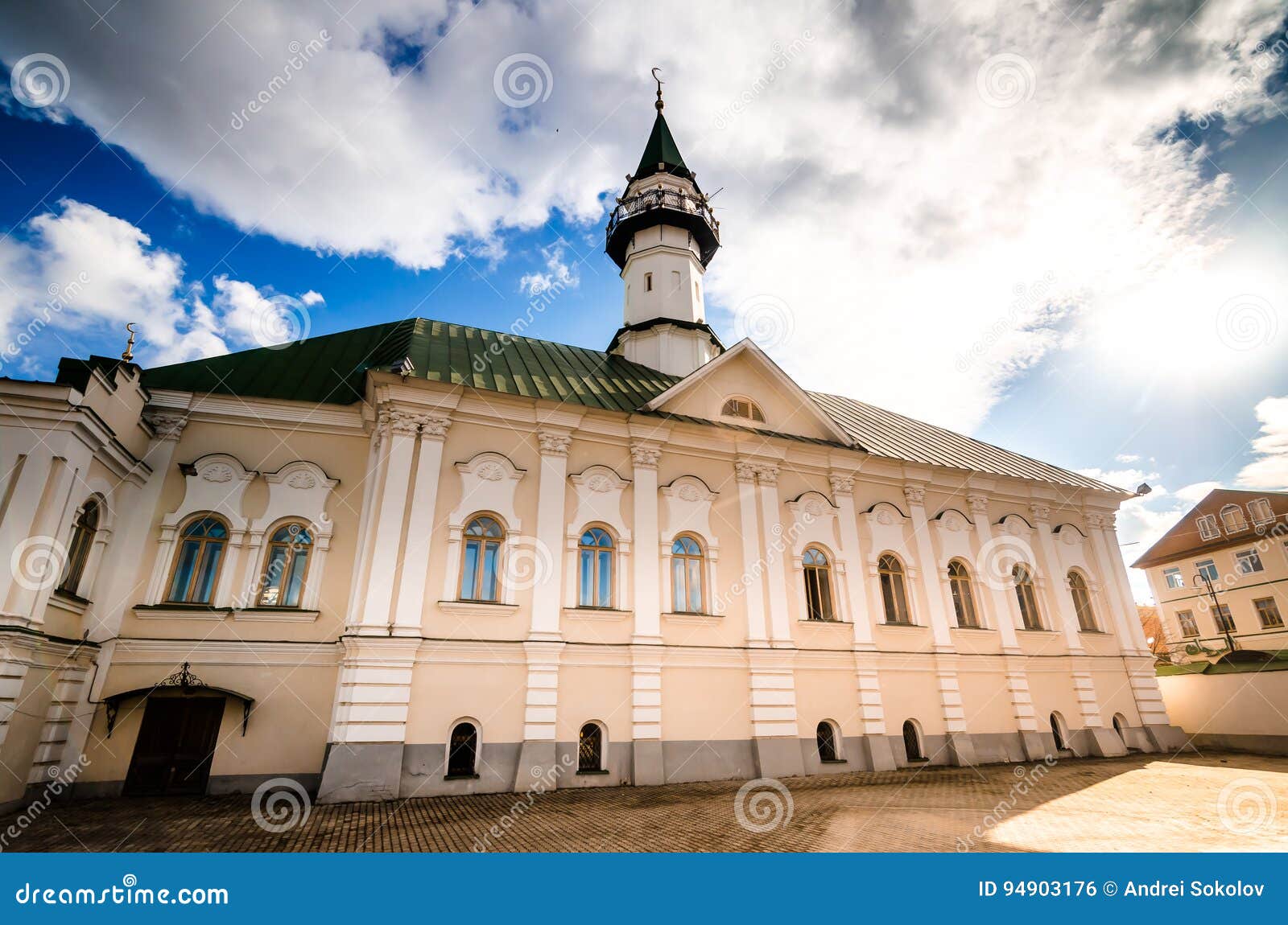 old mosque on street